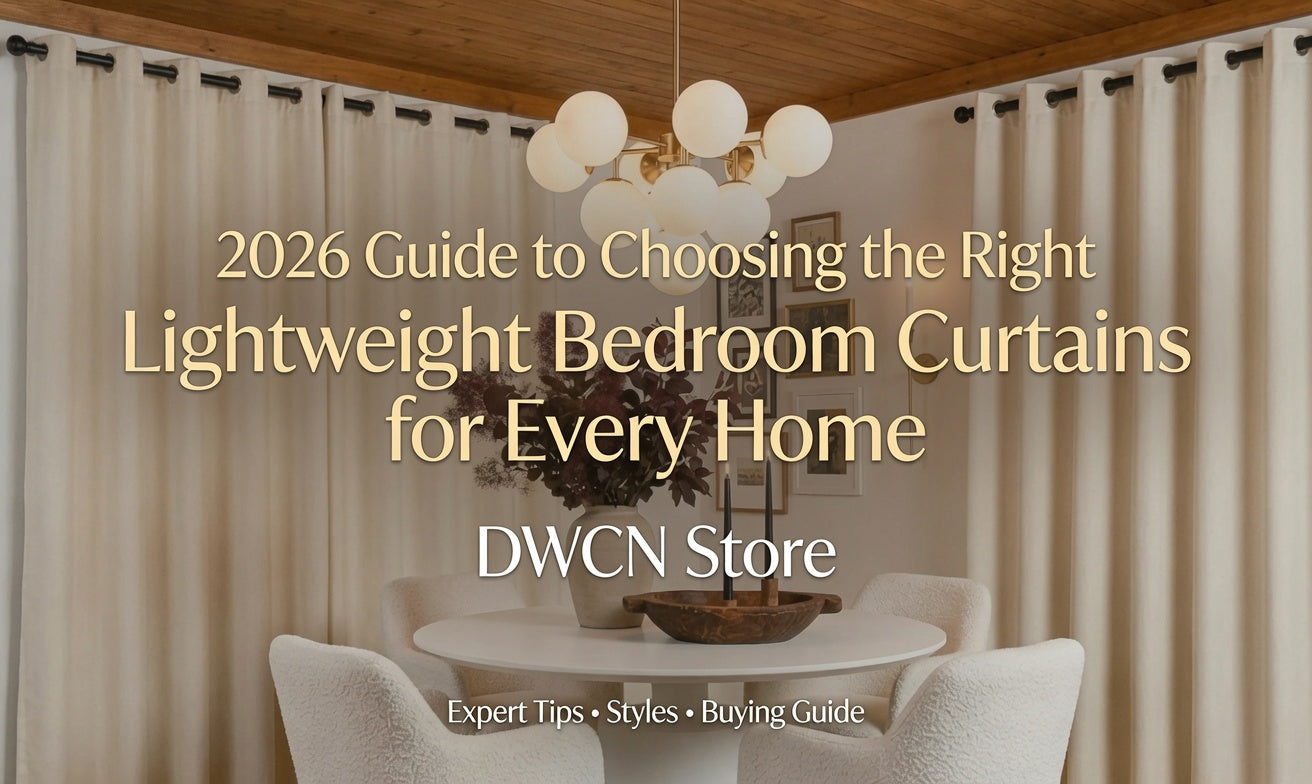 2026 Guide to Choosing the Right Lightweight Bedroom Curtains