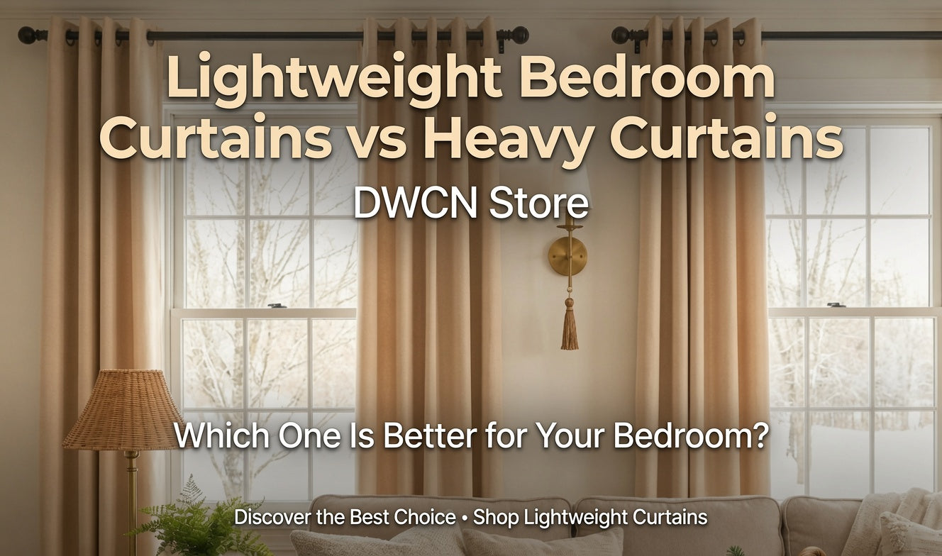 Lightweight Bedroom Curtains vs Heavy Curtains