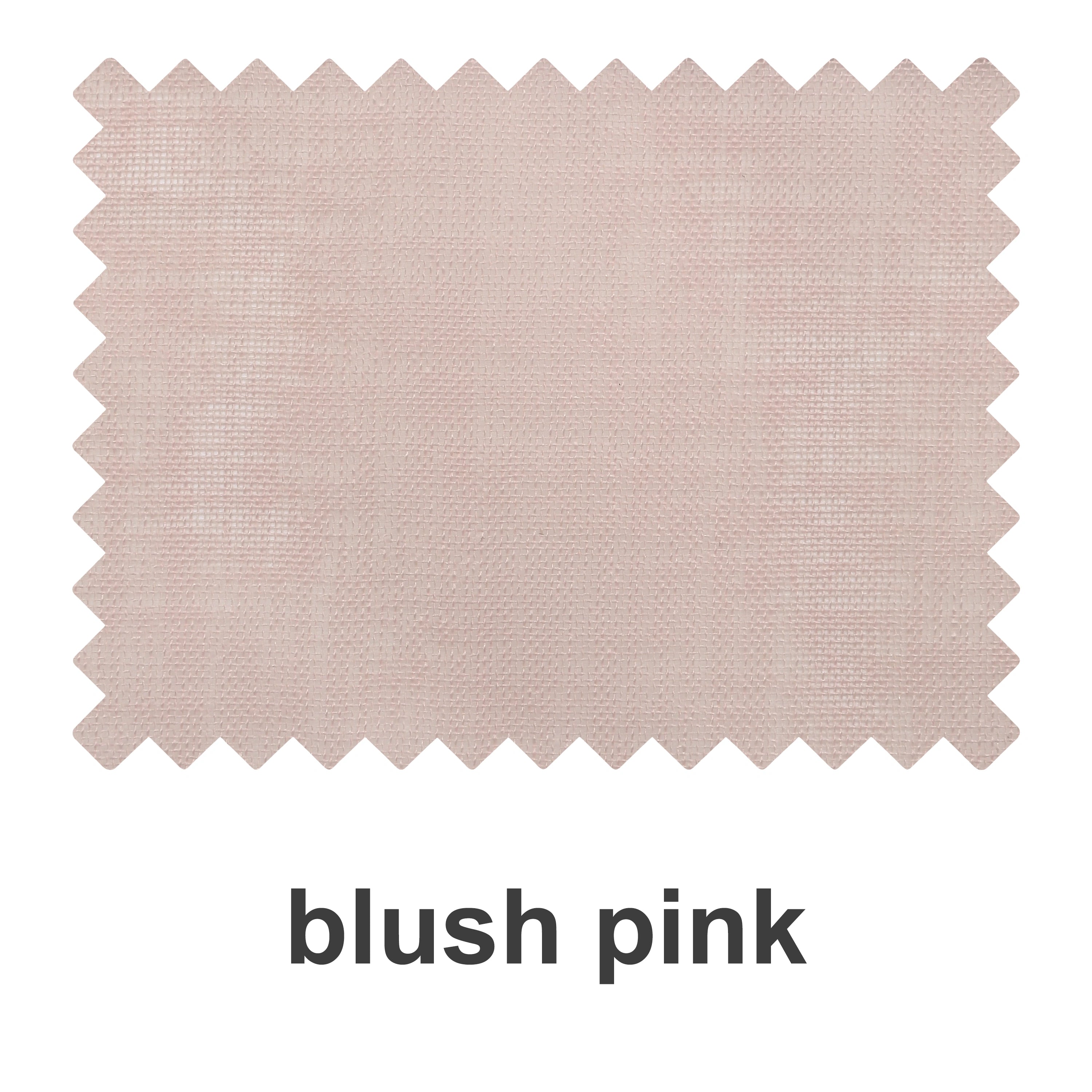 Blush pink linen texture sheer fabric swatch booklet by DWCN Official showcasing fabric samples with a soft, translucent appearance.