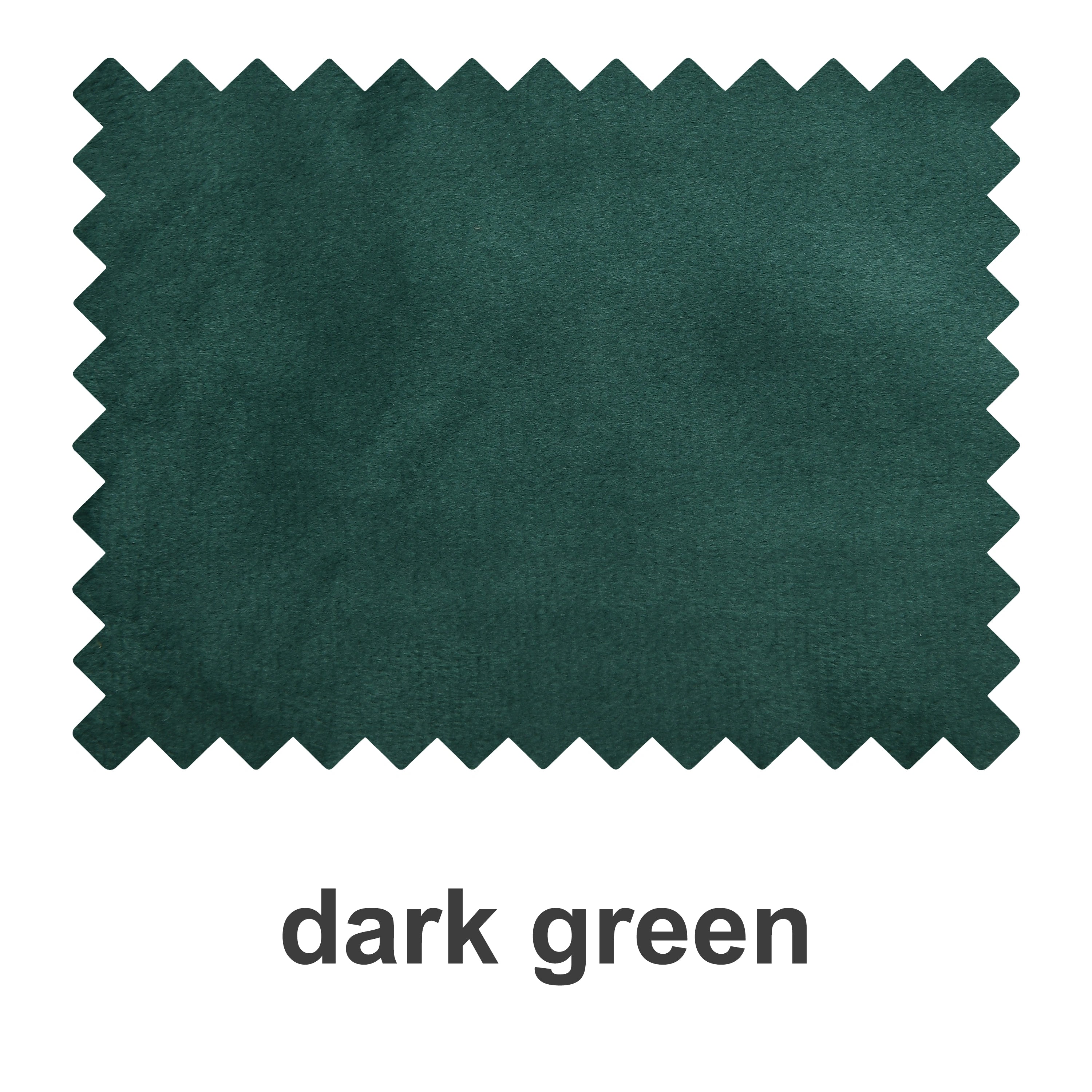Dark green velvet blackout fabric swatch from DWCN Official, showcasing luxurious texture and rich color in a sample booklet.