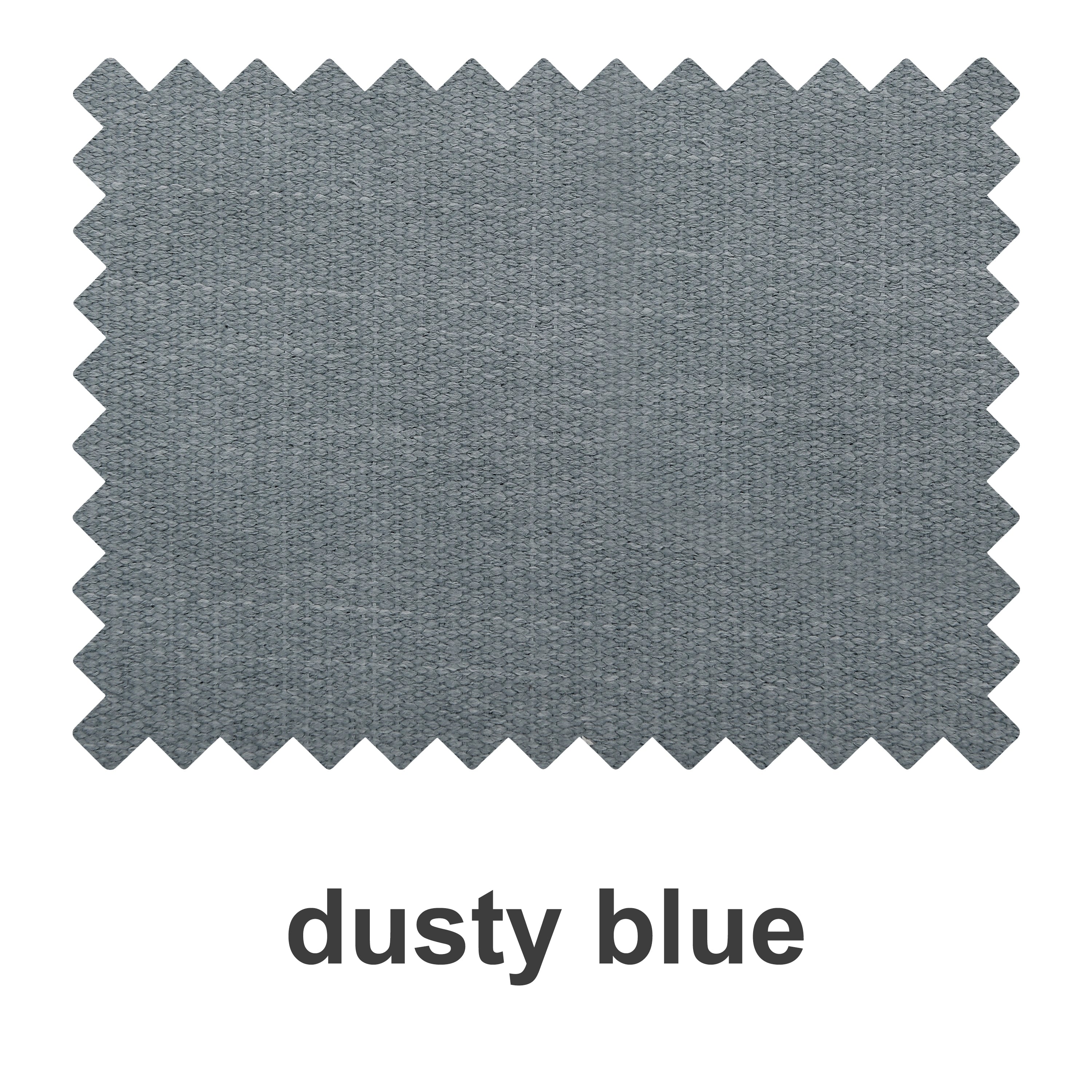 Dusty blue fabric swatch booklet featuring natural linen, woven texture, modal, and heavyweight cotton fabric from DWCN Official.
