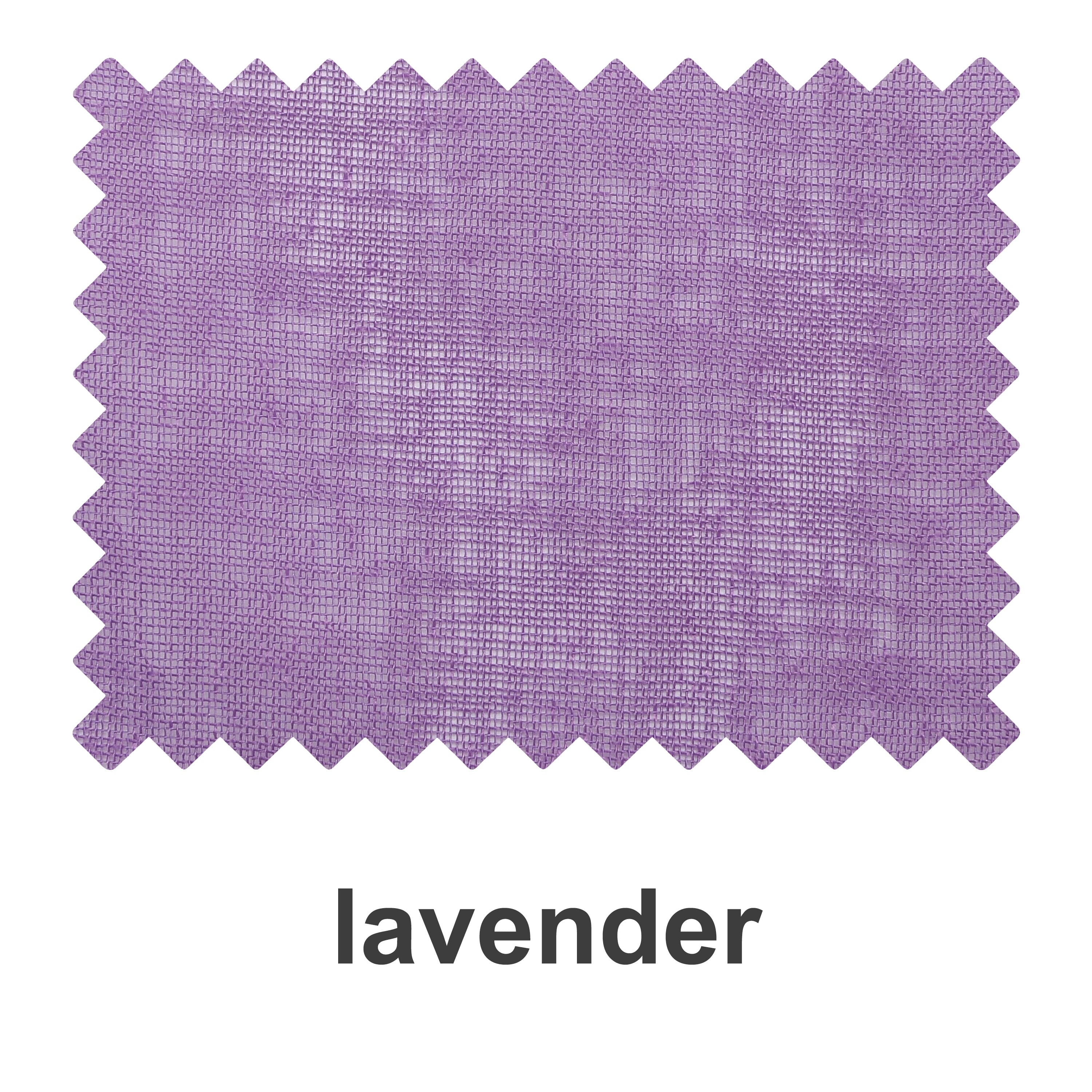 Lavender linen texture solid sheer fabric swatch booklet by DWCN Official, showcasing fabric samples with a soft, translucent appearance.