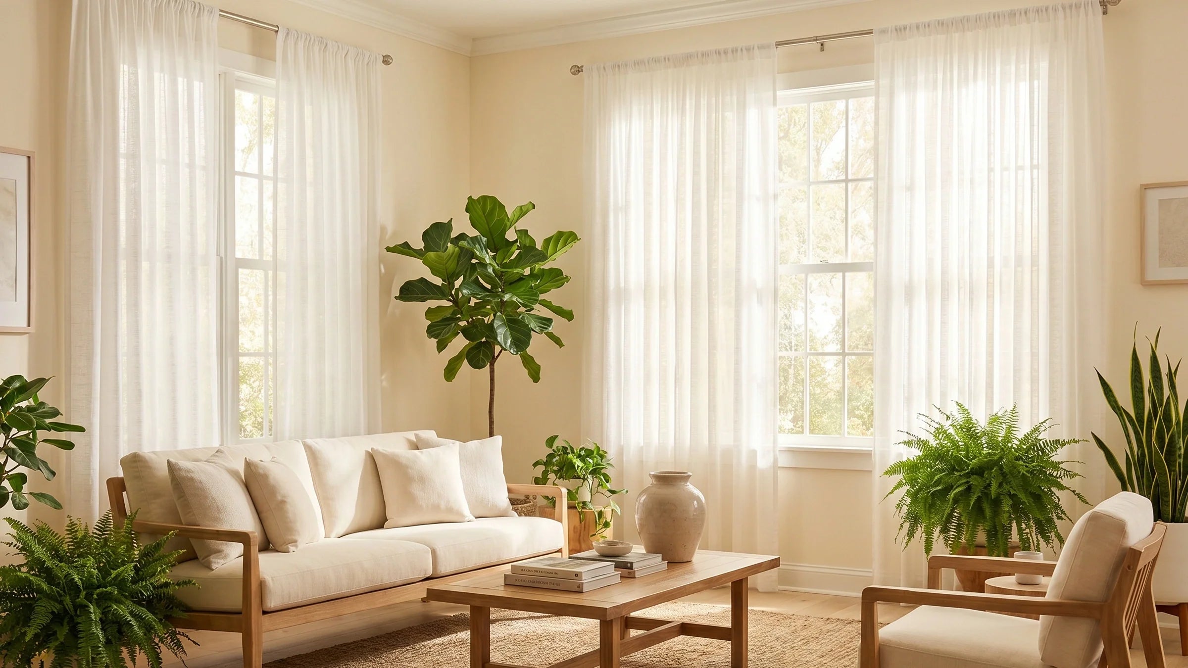 Modern Curtain Ideas for Open-Concept Homes