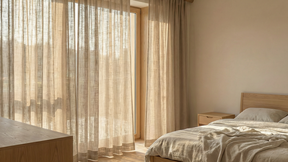 DWCN custom velvet blackout curtains with tiebacks in an elegant room