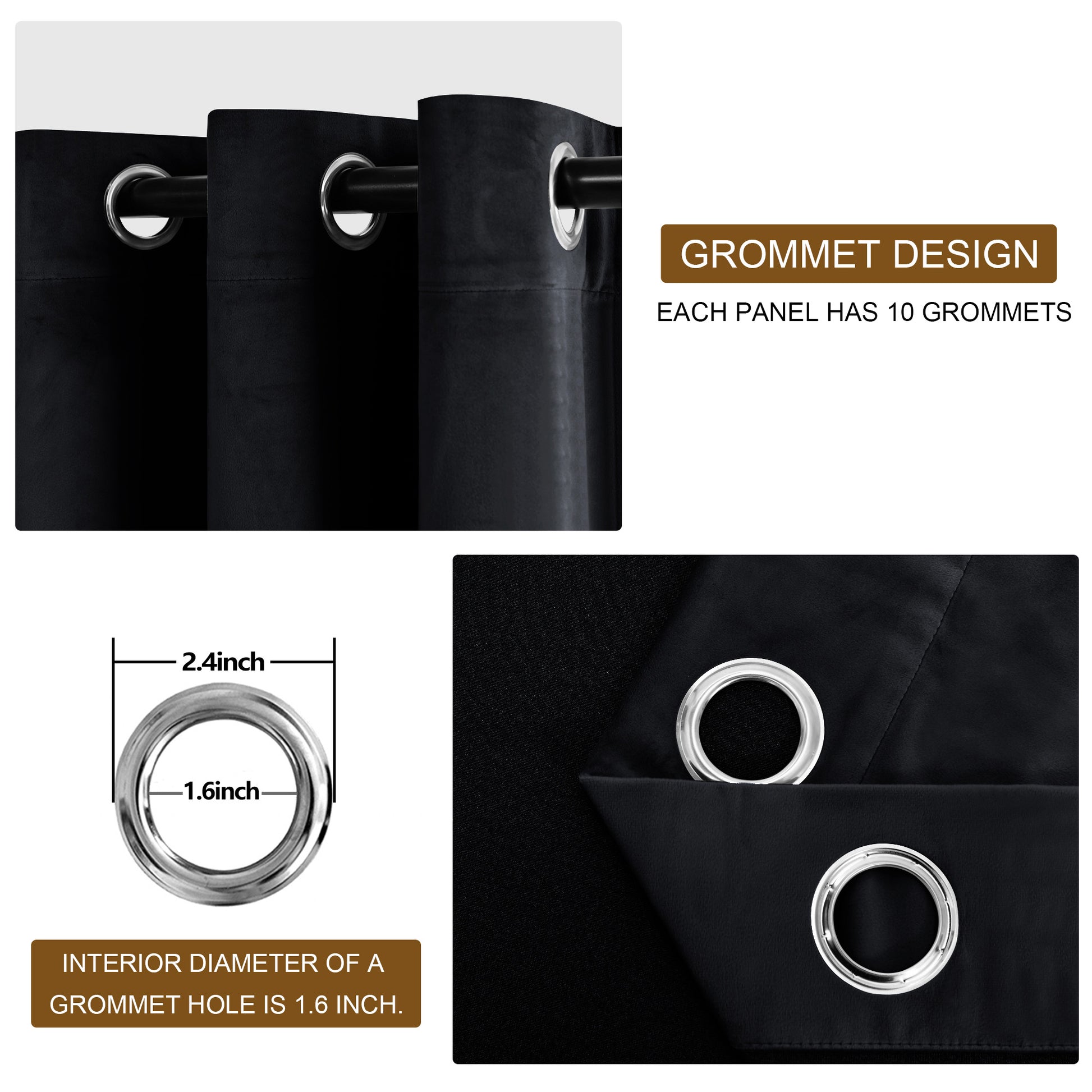 DWCN Velvet Blackout Curtains - DWCN Official