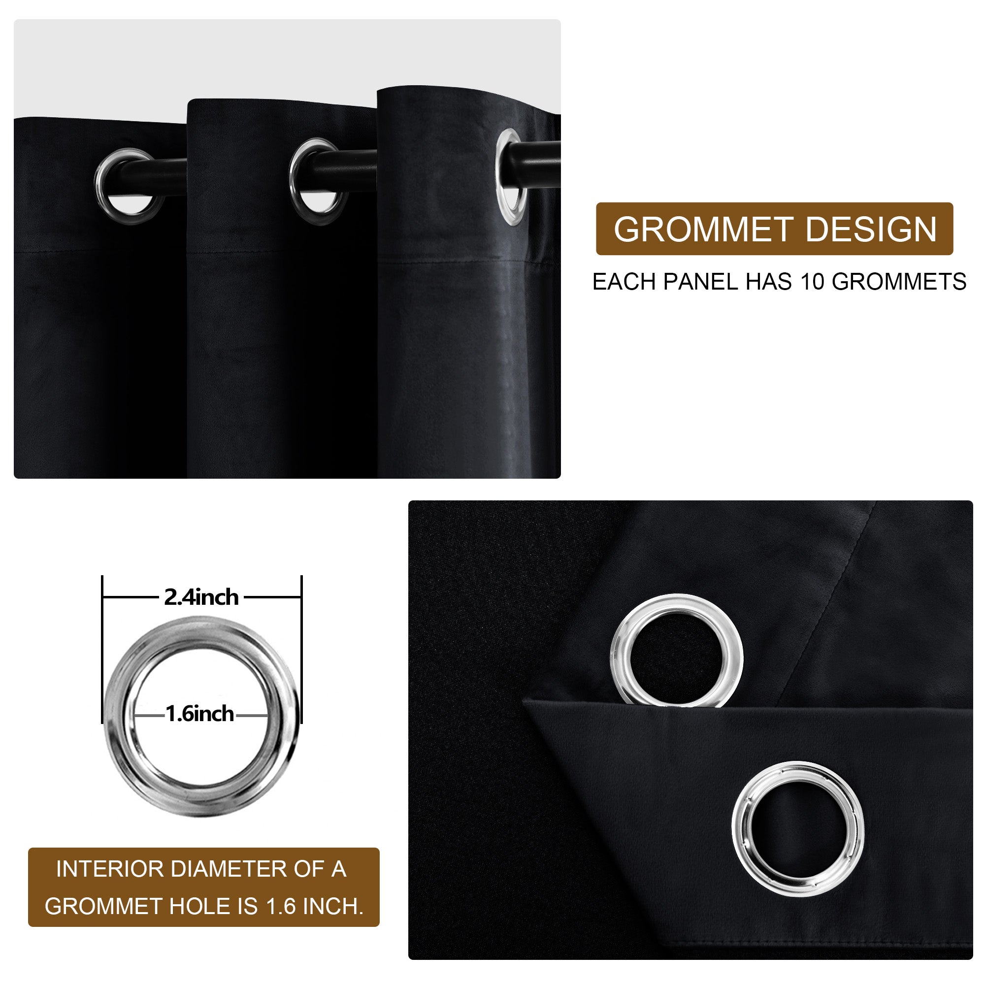 DWCN Velvet Blackout Curtains - DWCN Official