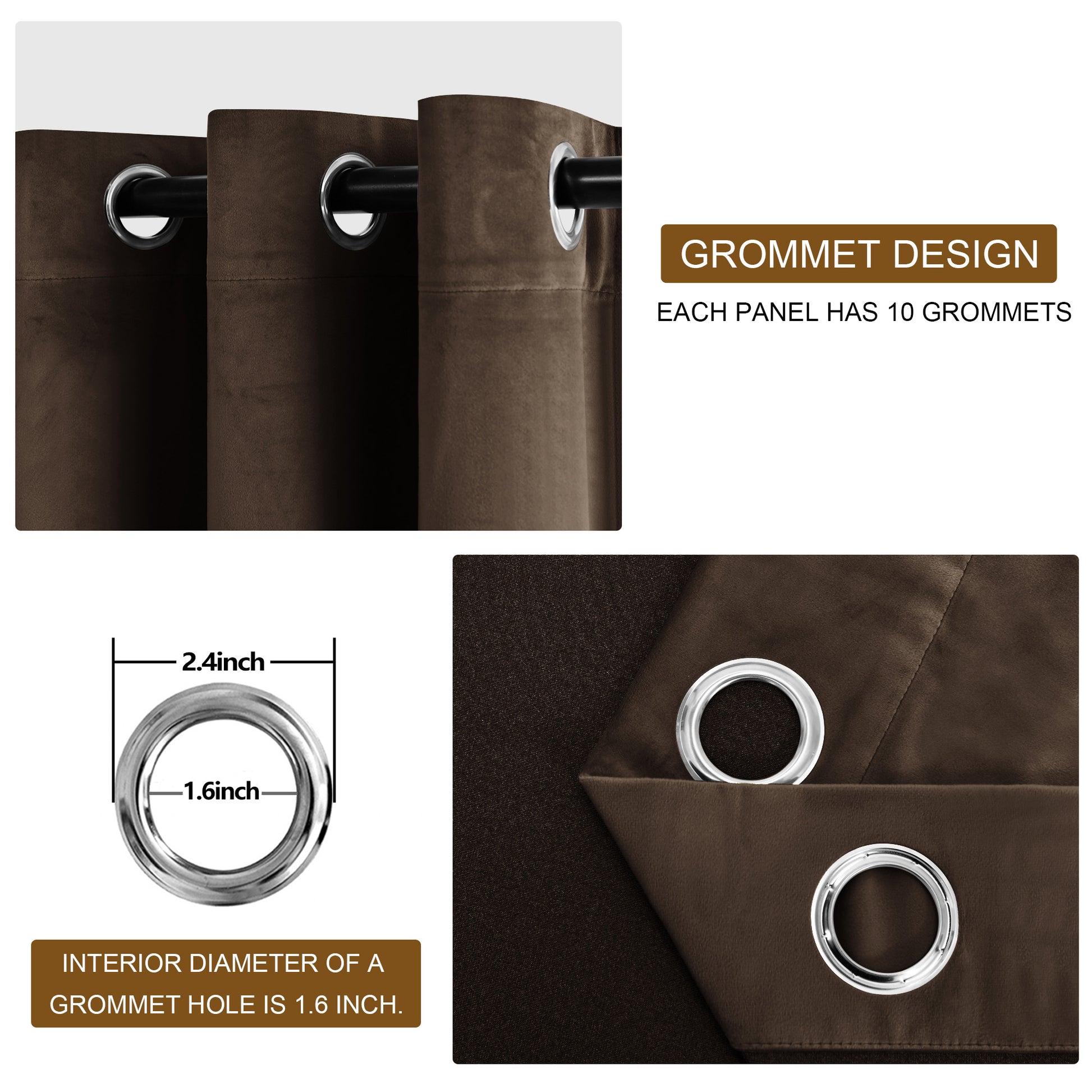 DWCN Velvet Blackout Curtains - DWCN Official