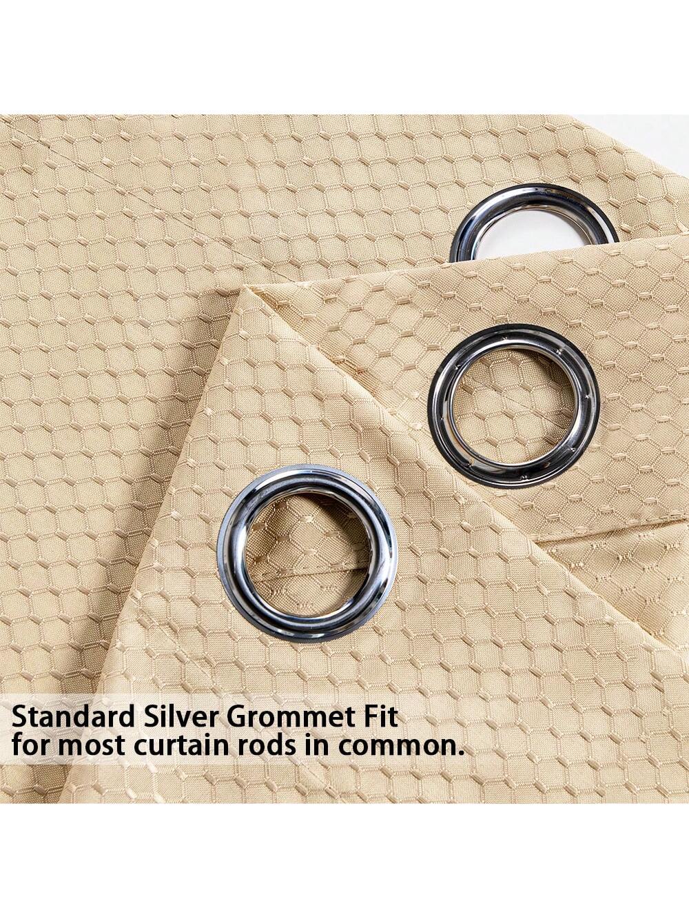 Outdoor curtains by DWCN Official hanging outdoors, showcasing lightweight fabric and neutral color for patio or garden decor.
