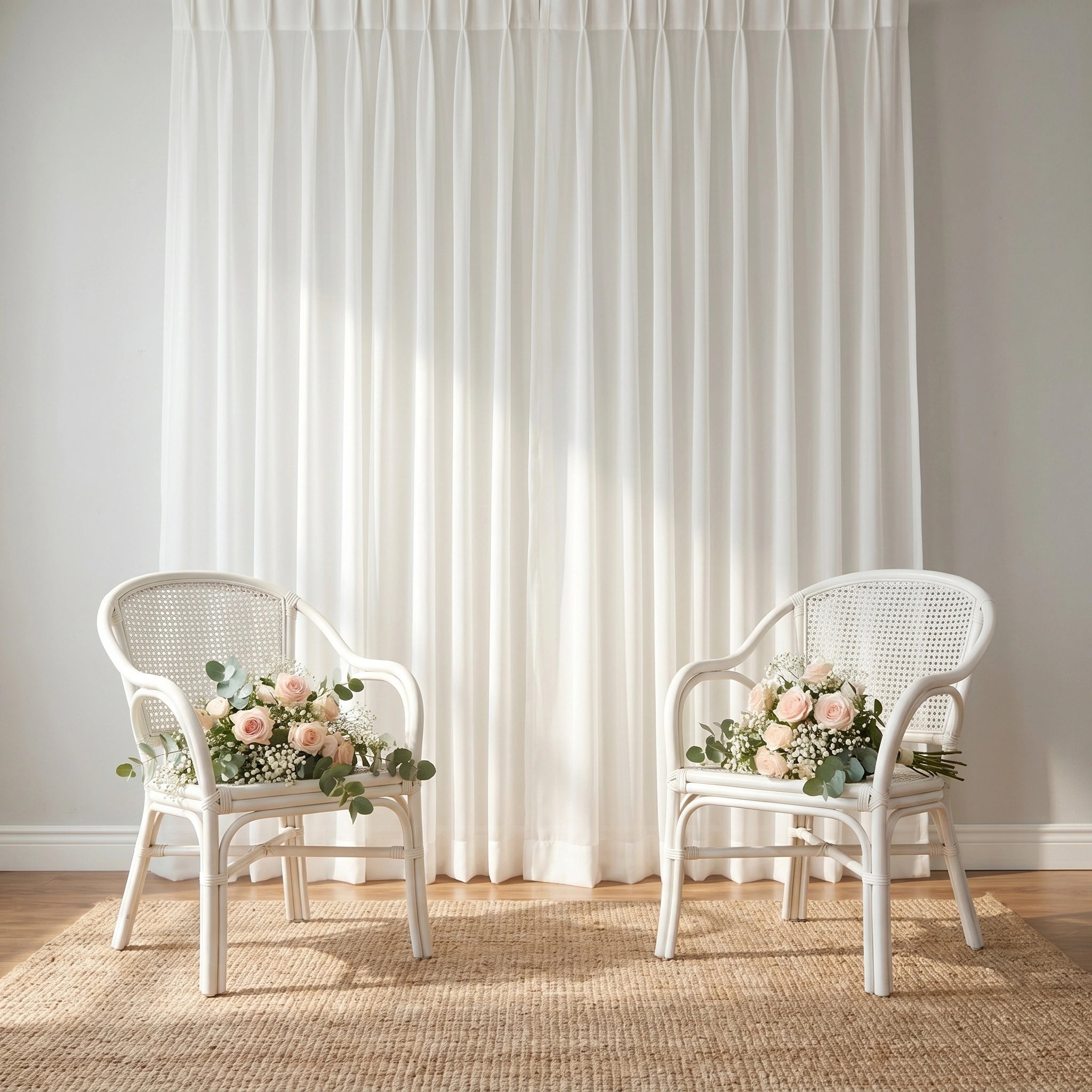 Wedding Premium Terylene Sheer Drapes