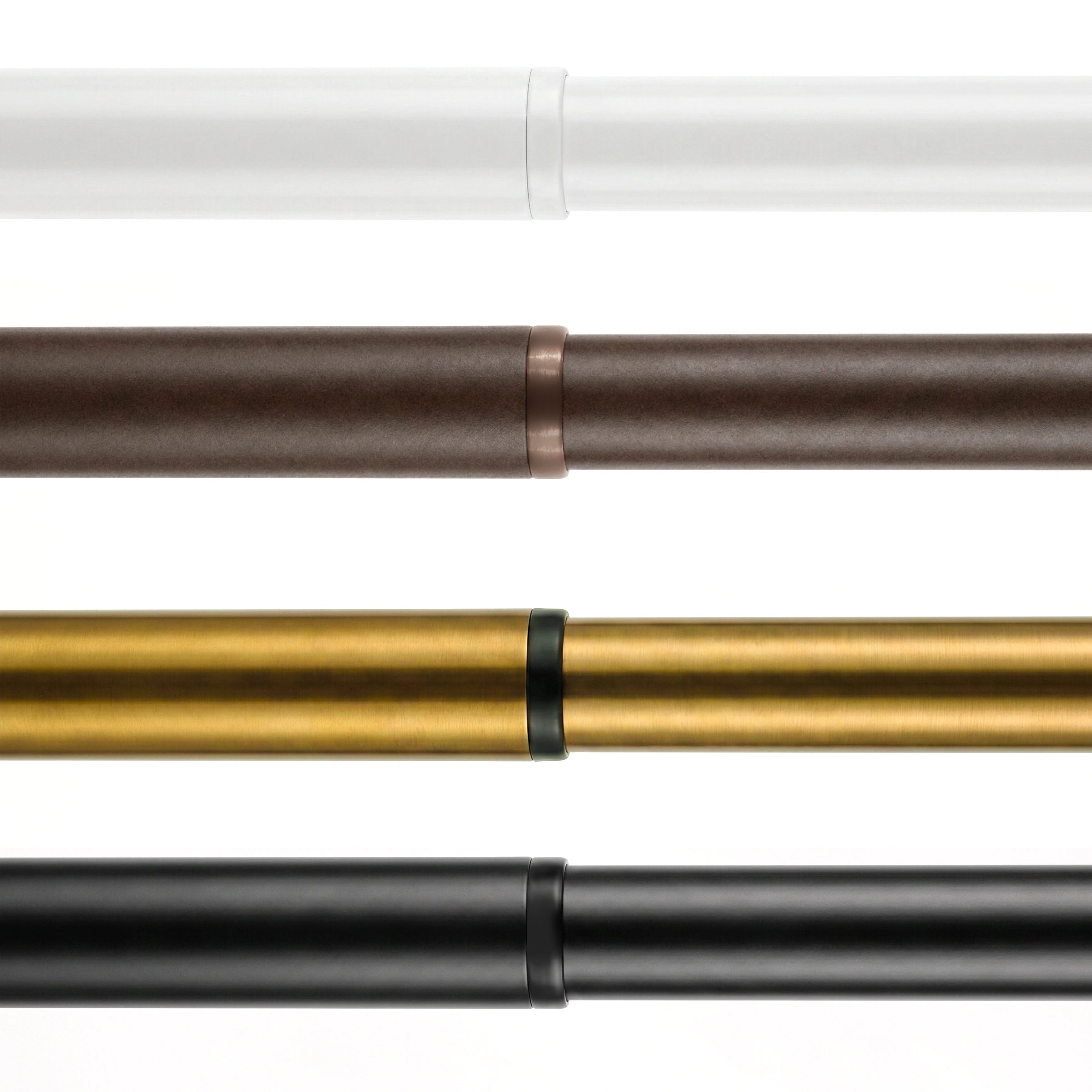 No-Drill Flexible Telescopic Curtain Rod