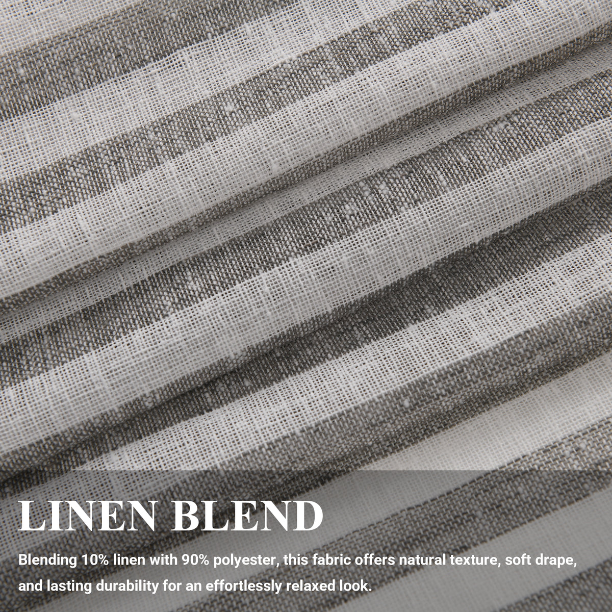 DWCN Gaia Linen Window Valance Curtain