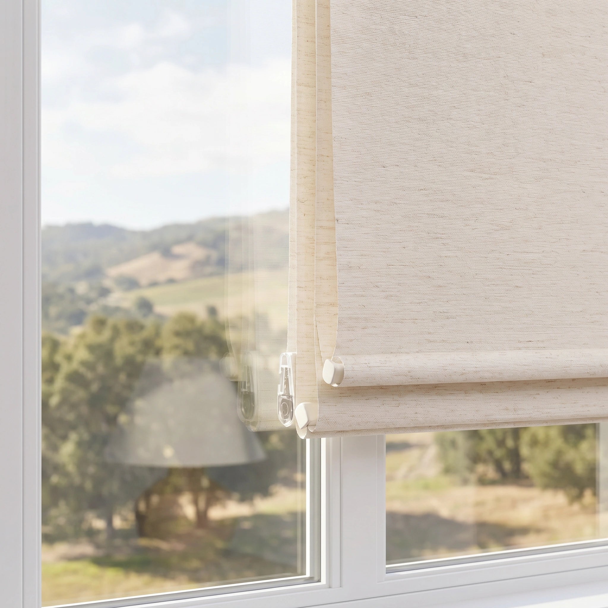 Hestia Custom Roman Shades Cordless