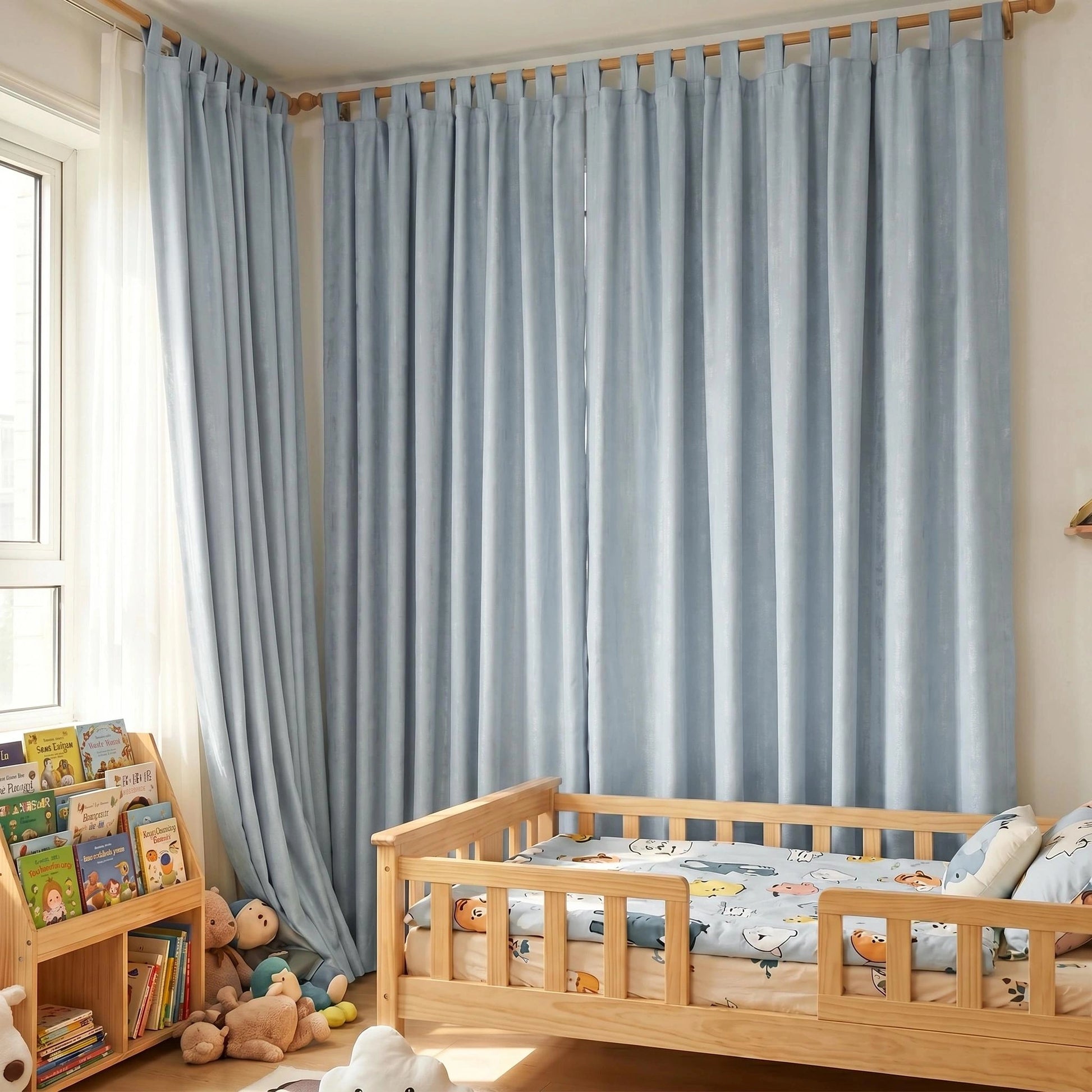 Custom DWCN Official Aurelia embroidered cotton curtain with intricate pattern and lightweight fabric for elegant window decor.