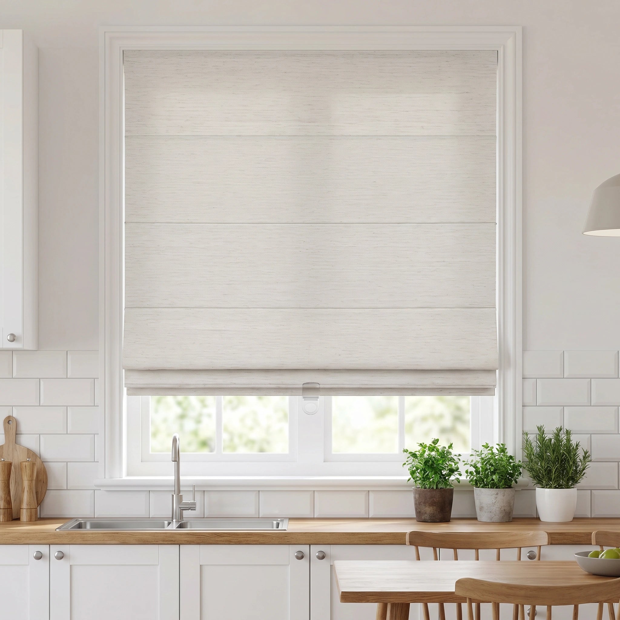 Hestia Custom Roman Shades Cordless
