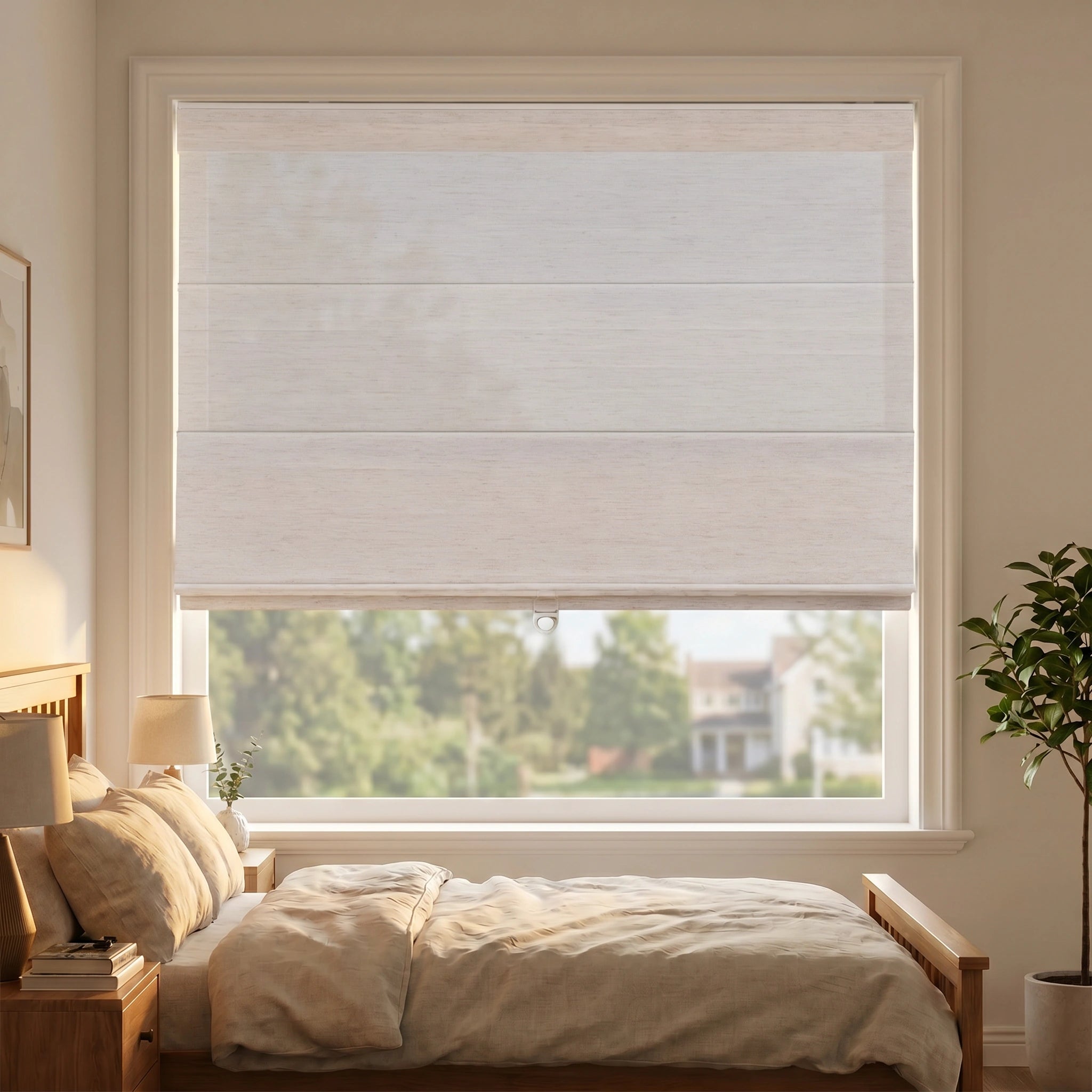 Hestia Custom Roman Shades Cordless