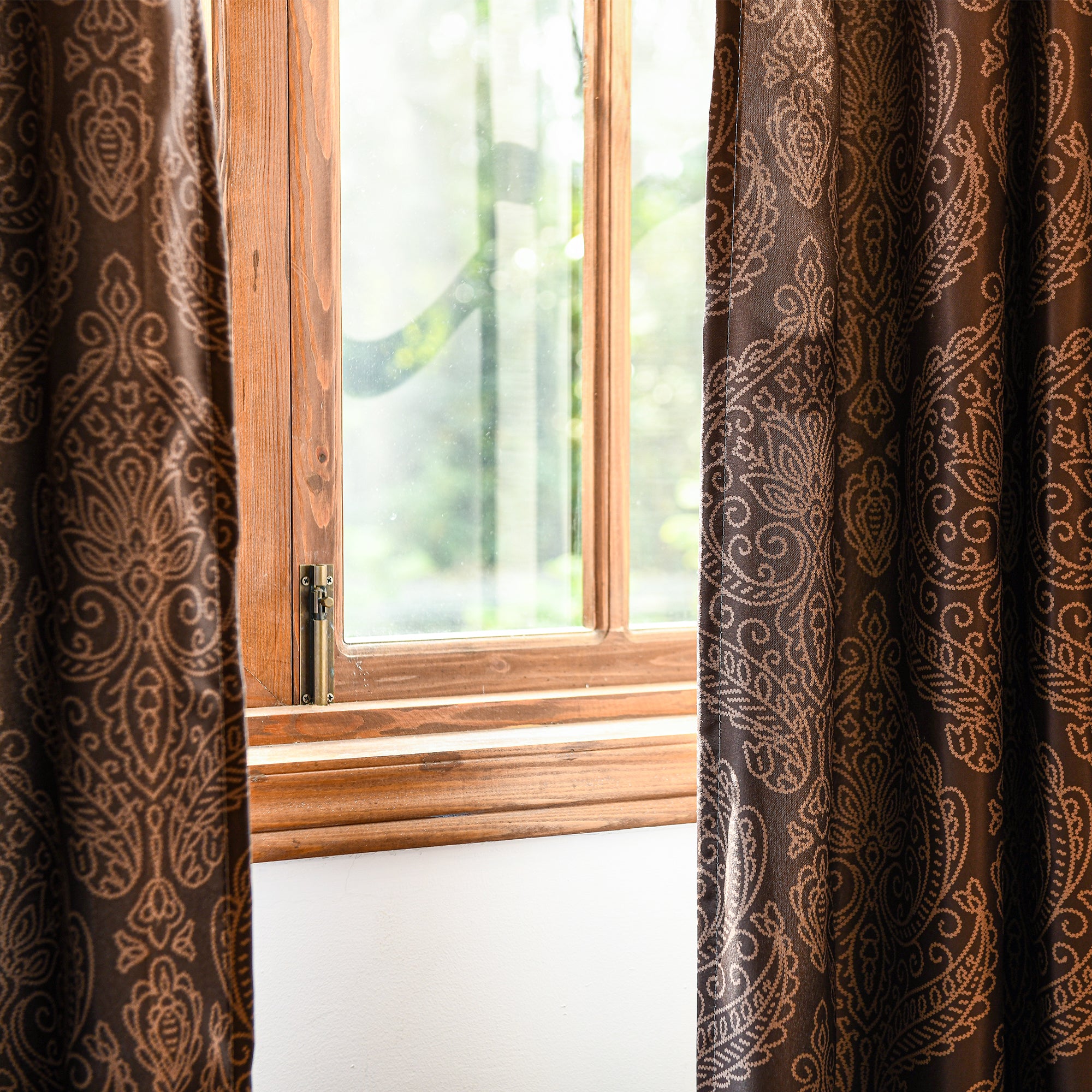Custom ombre curtains with smooth drape and blackout performance