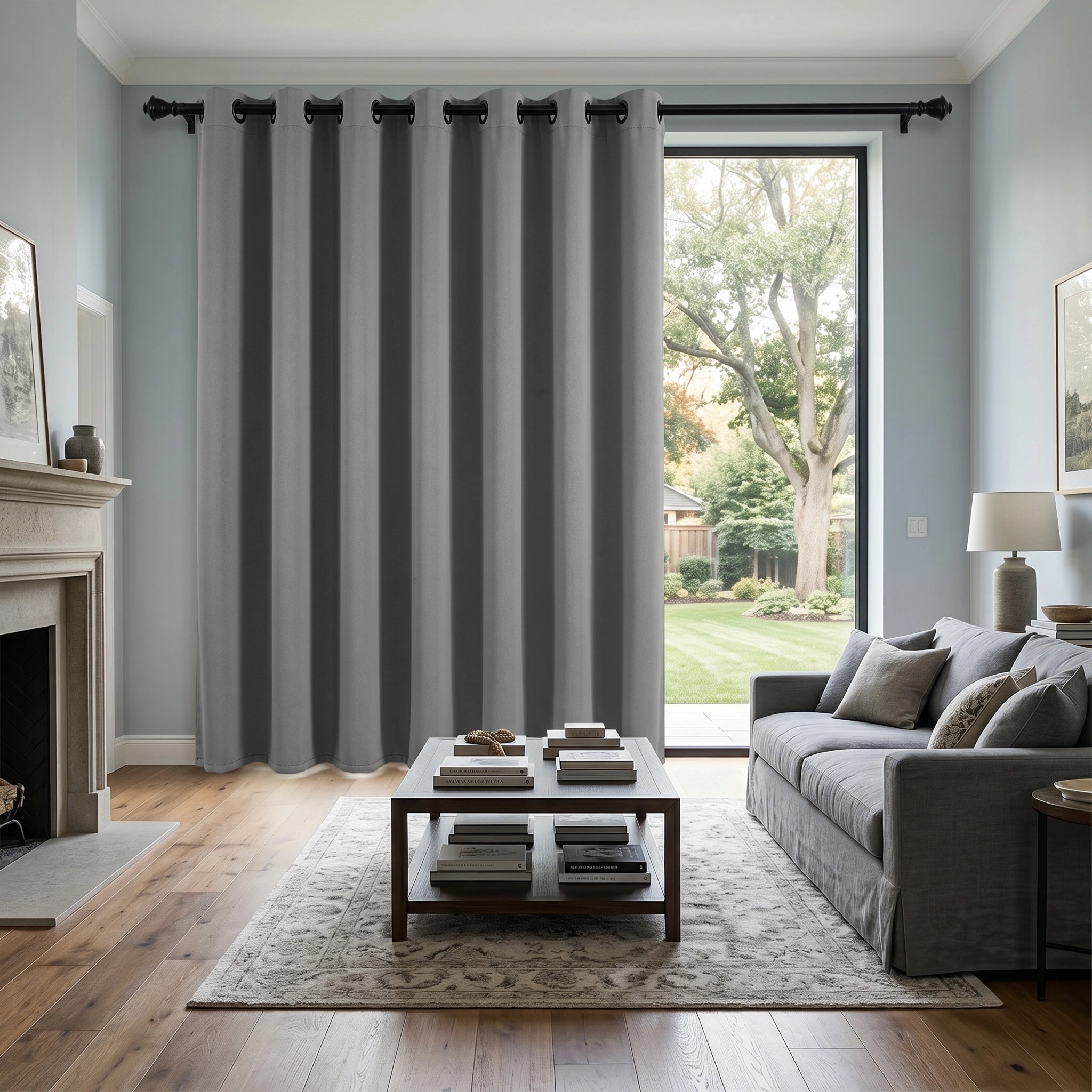 Custom Total Blackout Silk-Fiber Curtains