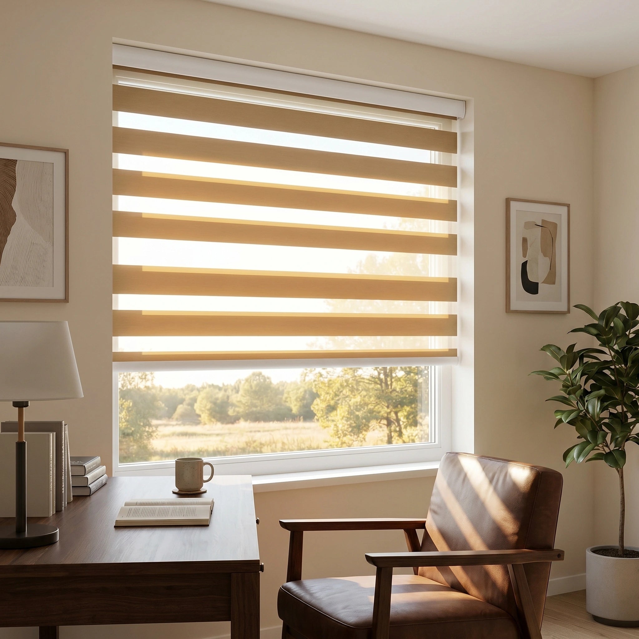 Kace Blackout Zebra Shade Cordless
