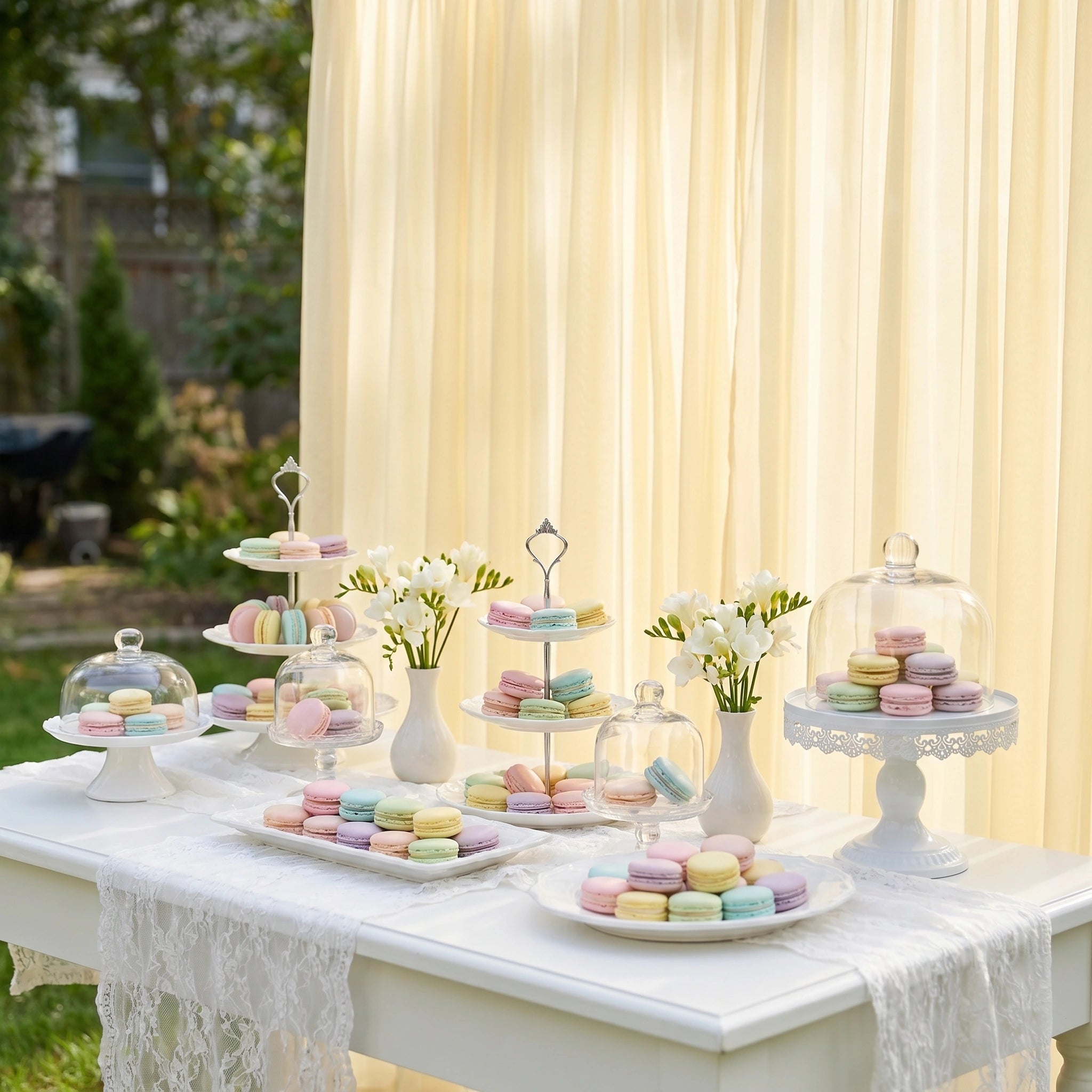Wedding Premium Terylene Sheer Drapes