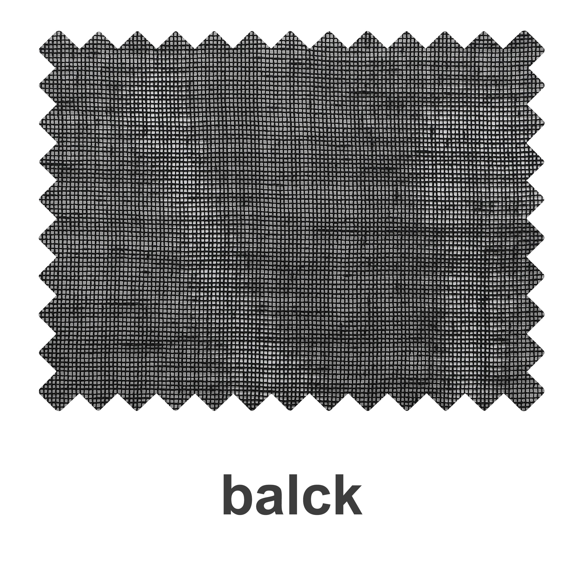 Black linen texture sheer fabric swatch booklet from DWCN Official showcasing fabric samples and textures.
