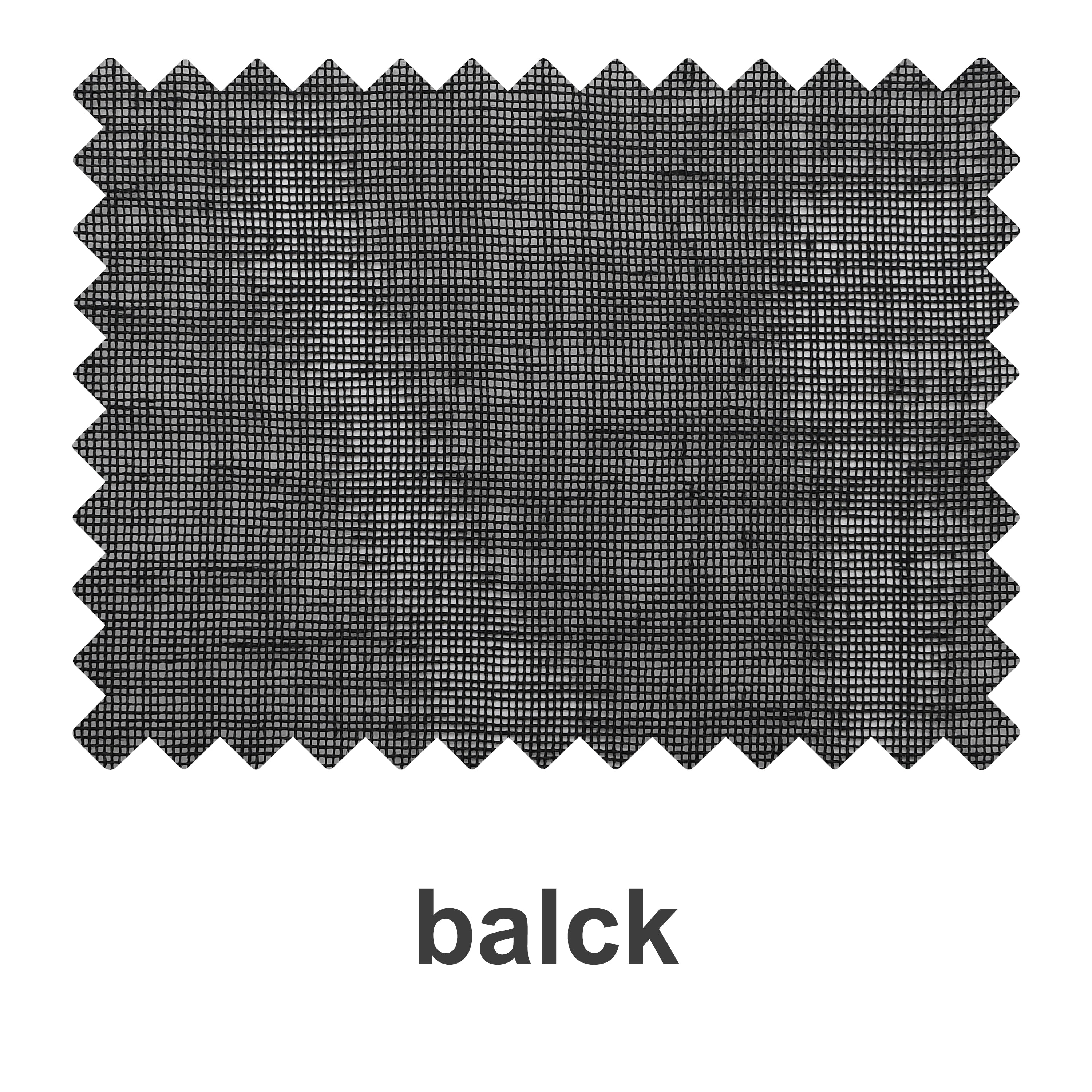Black linen texture sheer fabric swatch booklet from DWCN Official showcasing fabric samples and textures.