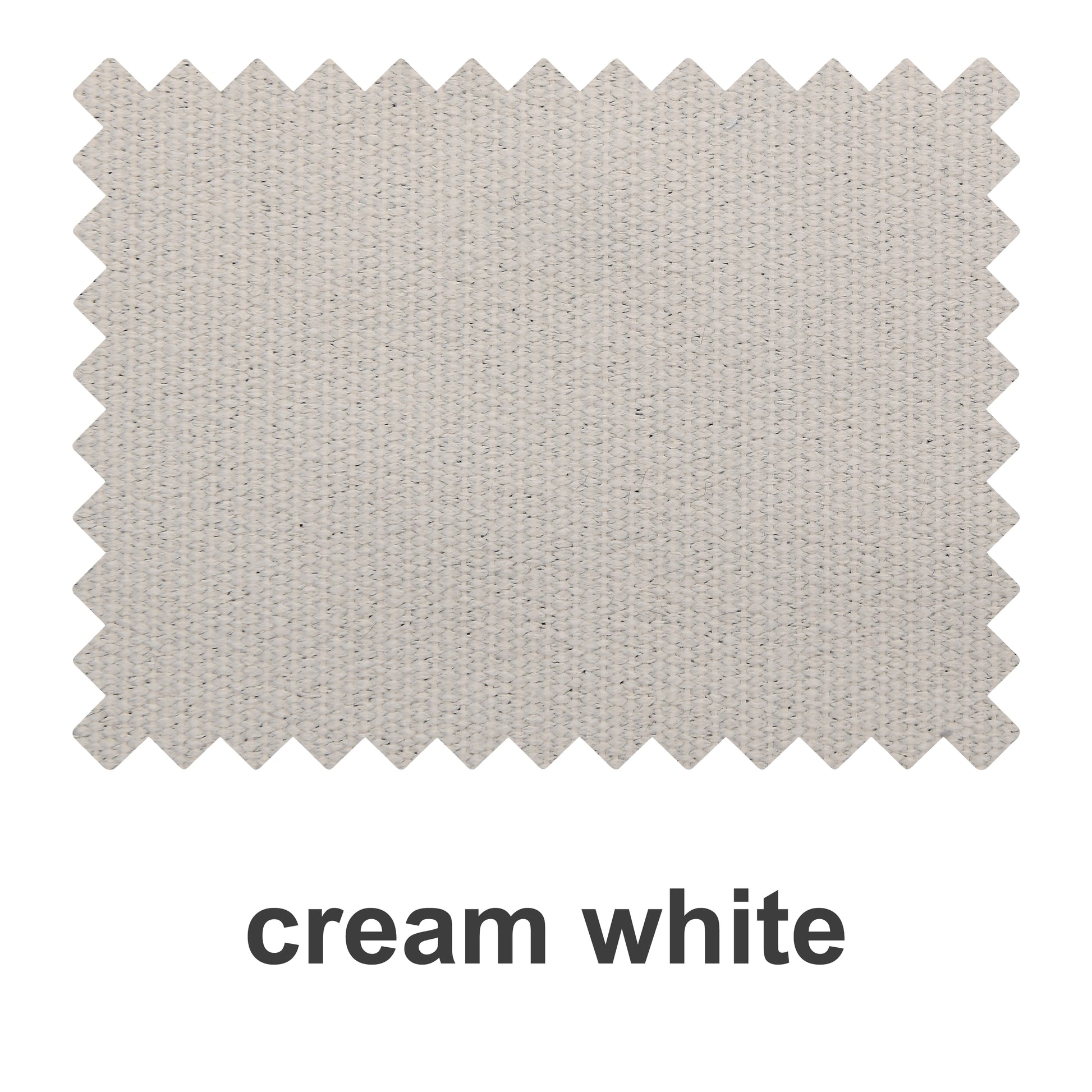 Cream white linen and modal heavyweight cotton fabric swatch booklet by DWCN Official, showcasing woven texture samples.