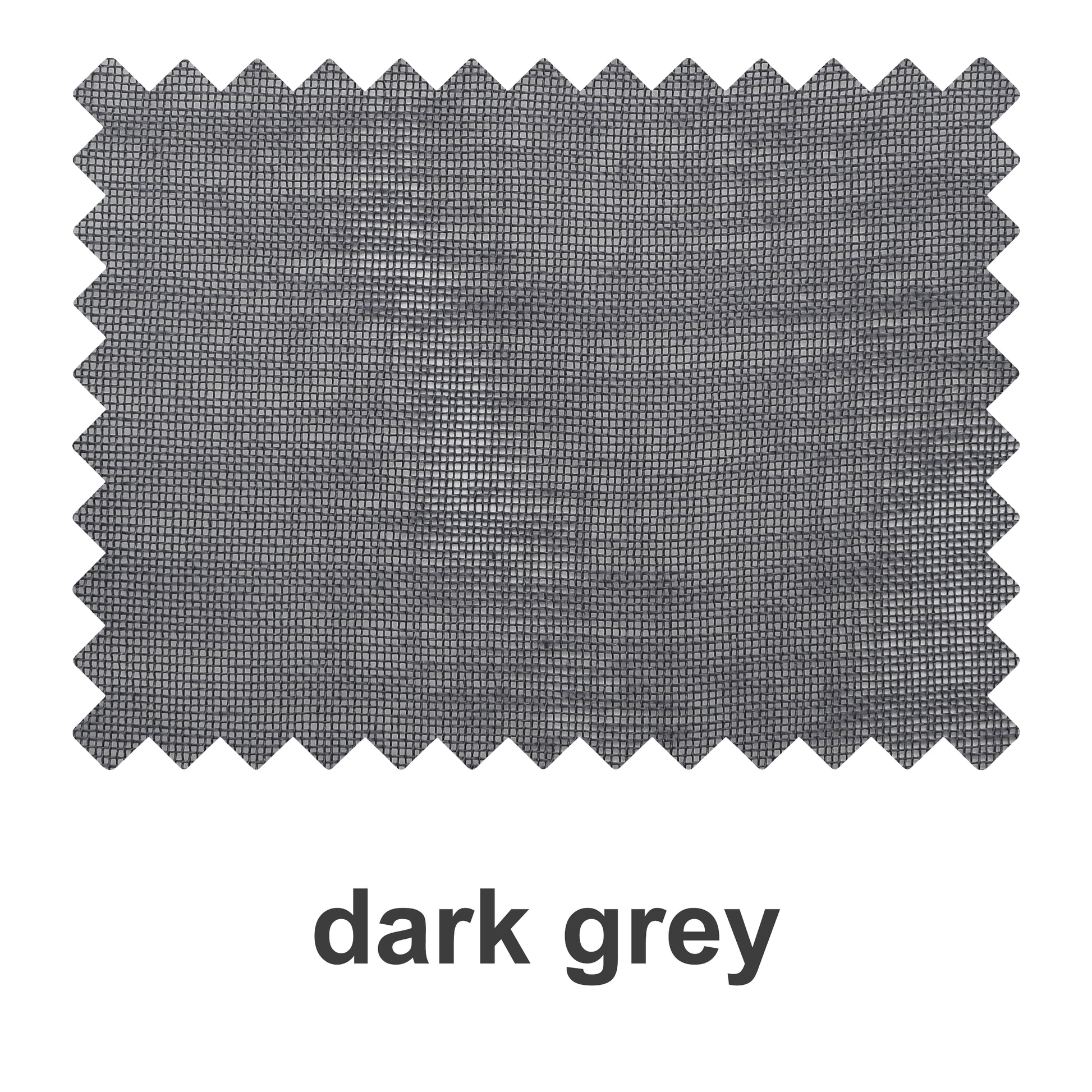 Dark grey linen texture sheer fabric swatch booklet by DWCN Official, showcasing lightweight, semi-transparent fabric samples.