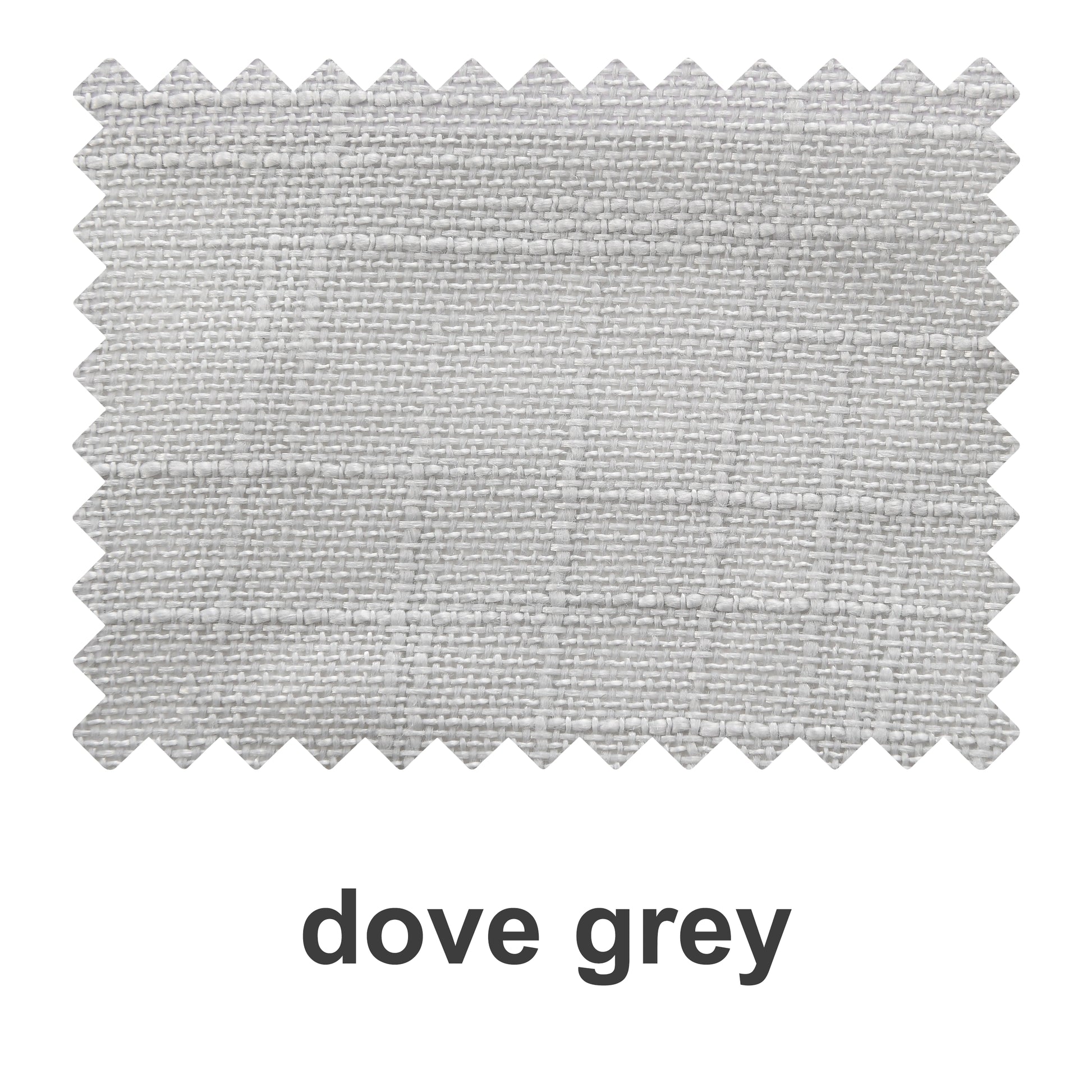 Dove grey linen sheer fabric swatch booklet by DWCN Official showcasing textured, lightweight linen fabric samples.