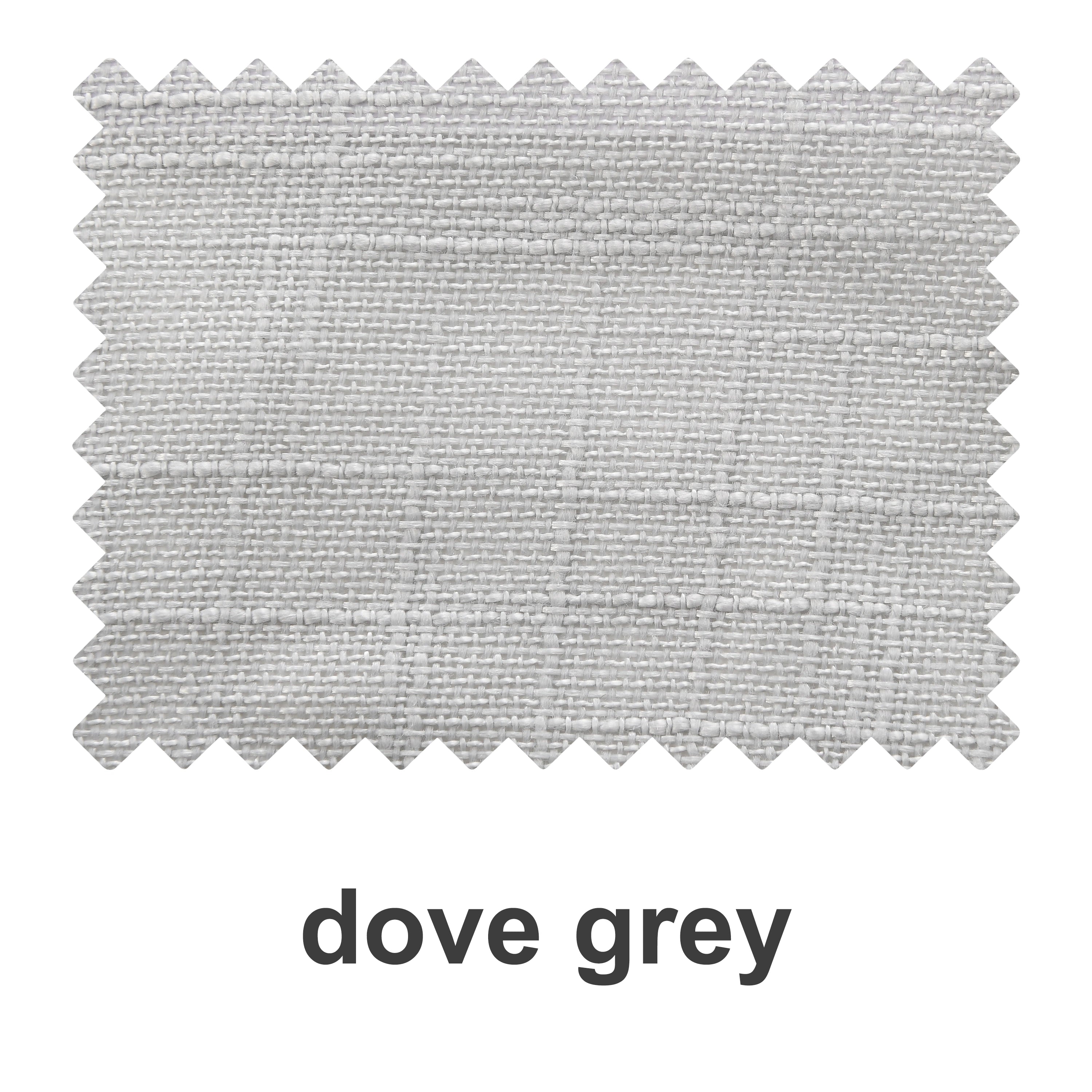 Dove grey linen sheer fabric swatch booklet by DWCN Official showcasing textured, lightweight linen fabric samples.