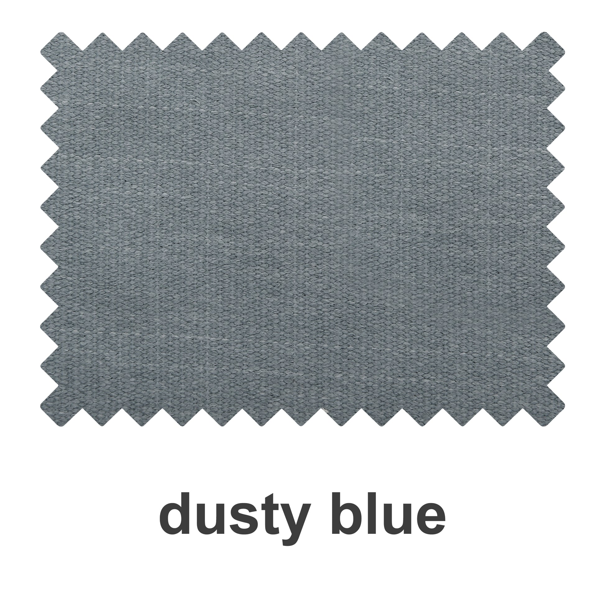 Dusty blue fabric swatch booklet featuring natural linen, woven texture, modal, and heavyweight cotton fabric from DWCN Official.