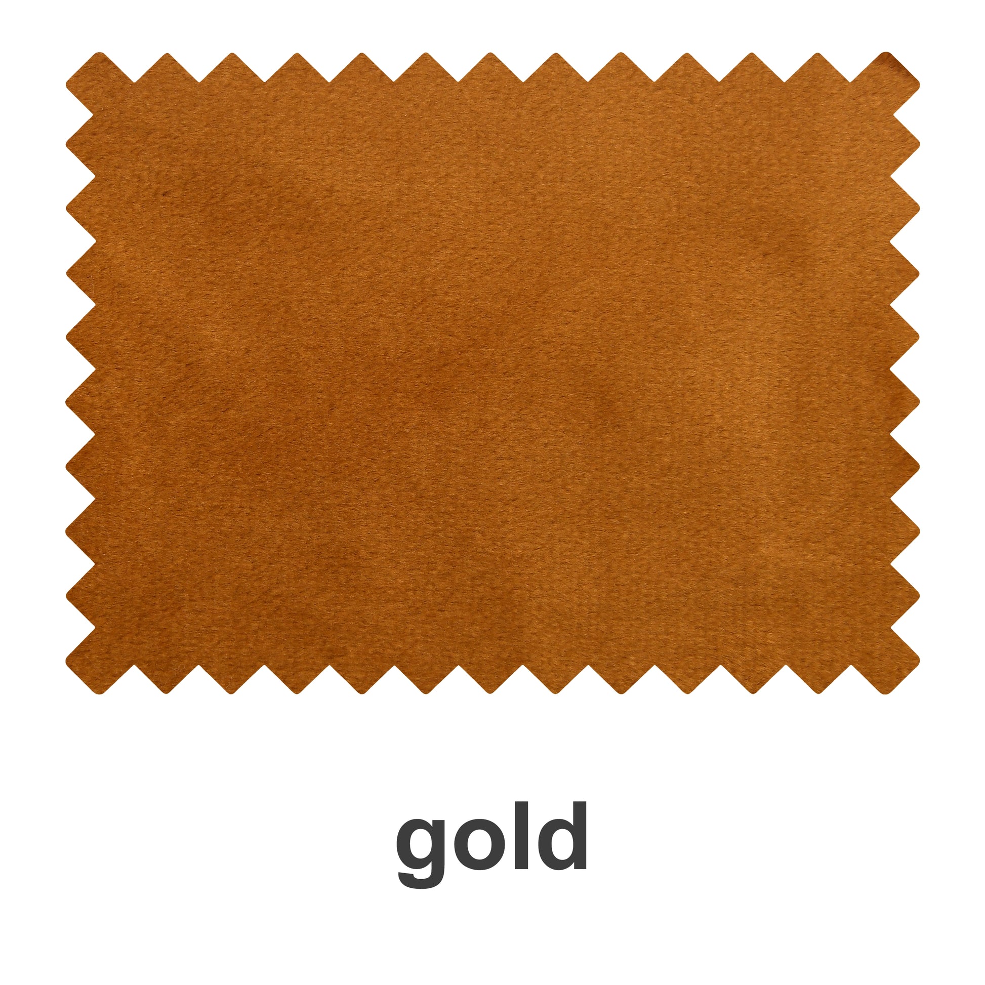 Gold velvet fabric swatch booklet by DWCN Official showcasing luxurious blackout fabric samples.