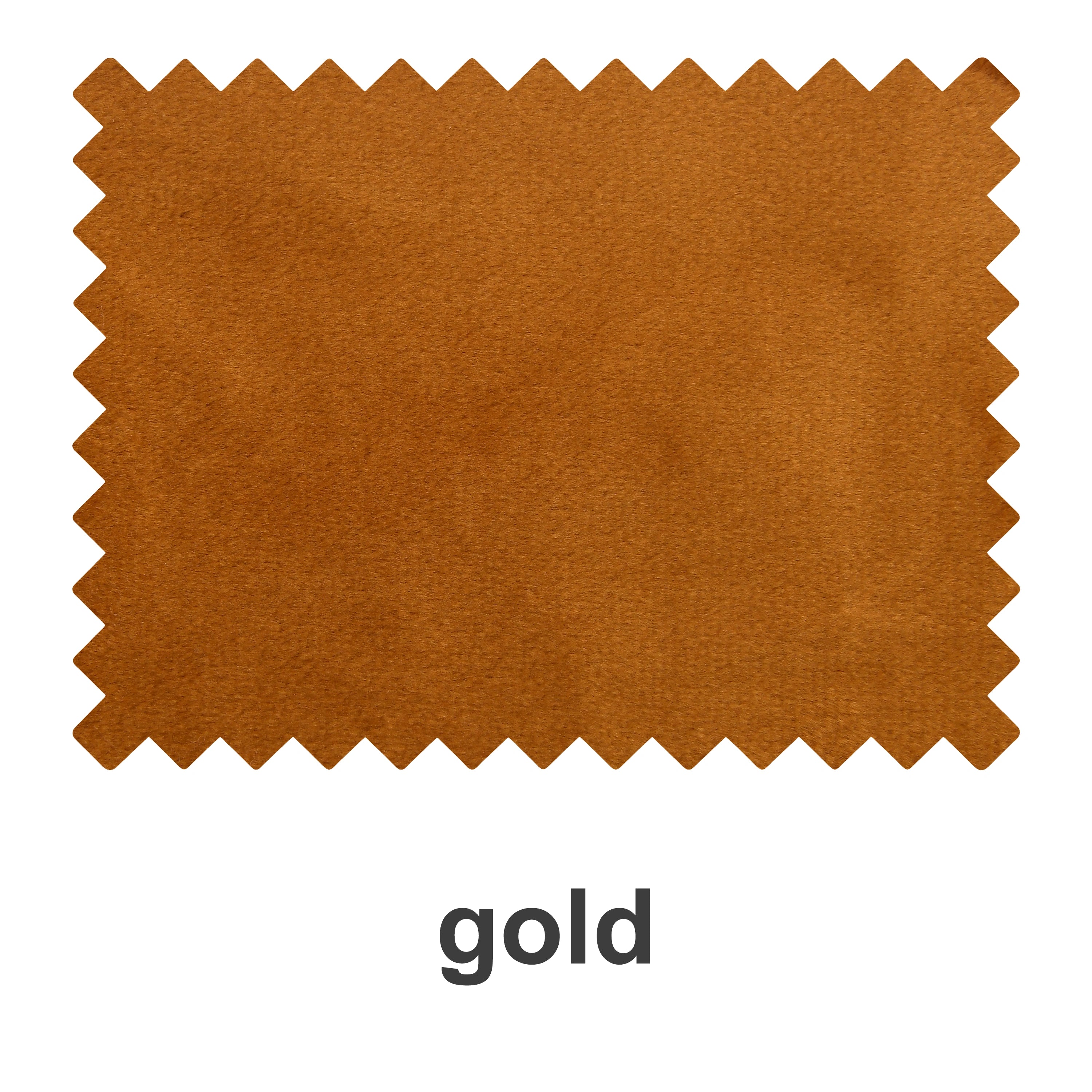 Gold velvet fabric swatch booklet by DWCN Official showcasing luxurious blackout fabric samples.