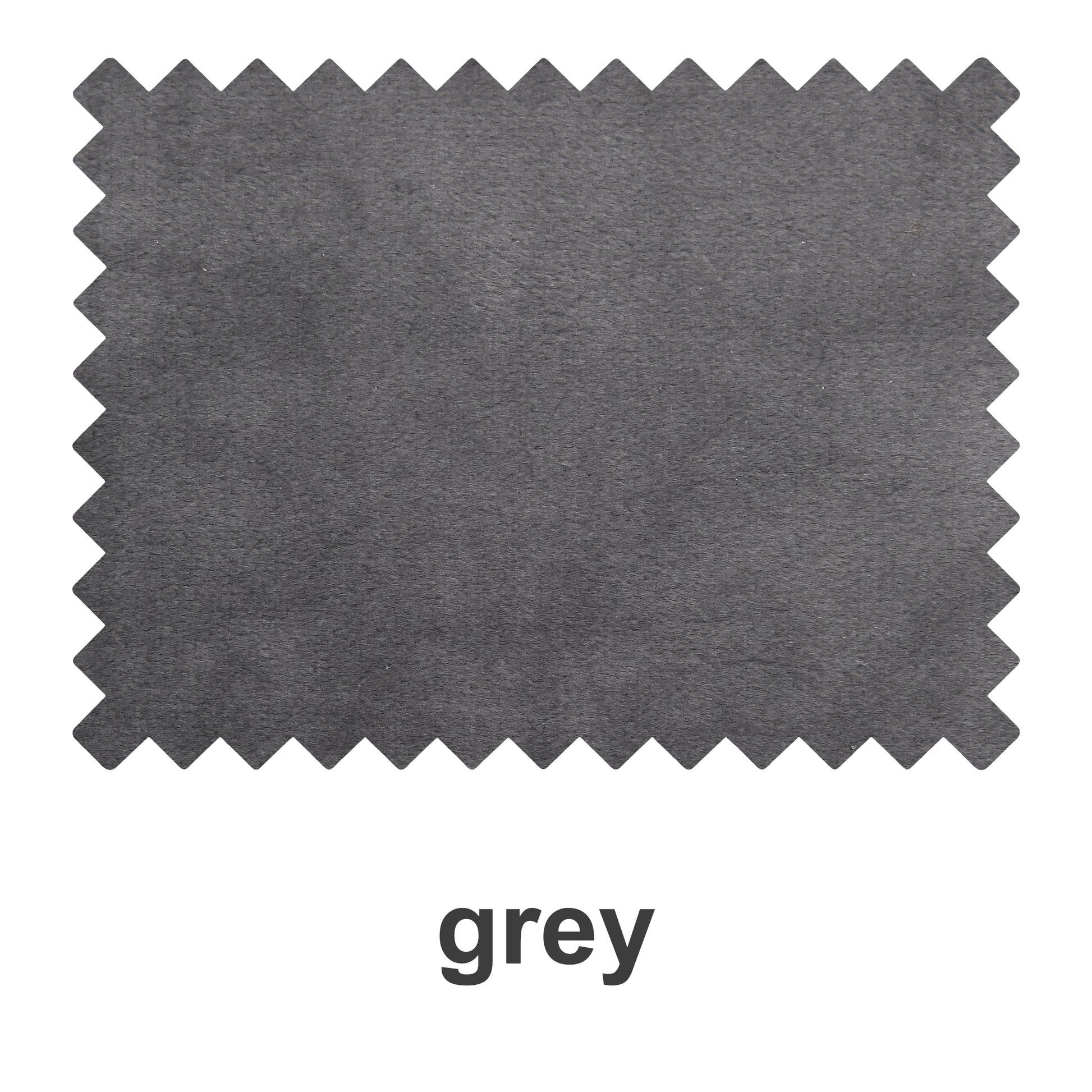 DWCN Official premium velvet blackout fabric swatch booklet with grey fabric sample, showcasing soft velvet texture and blackout material.