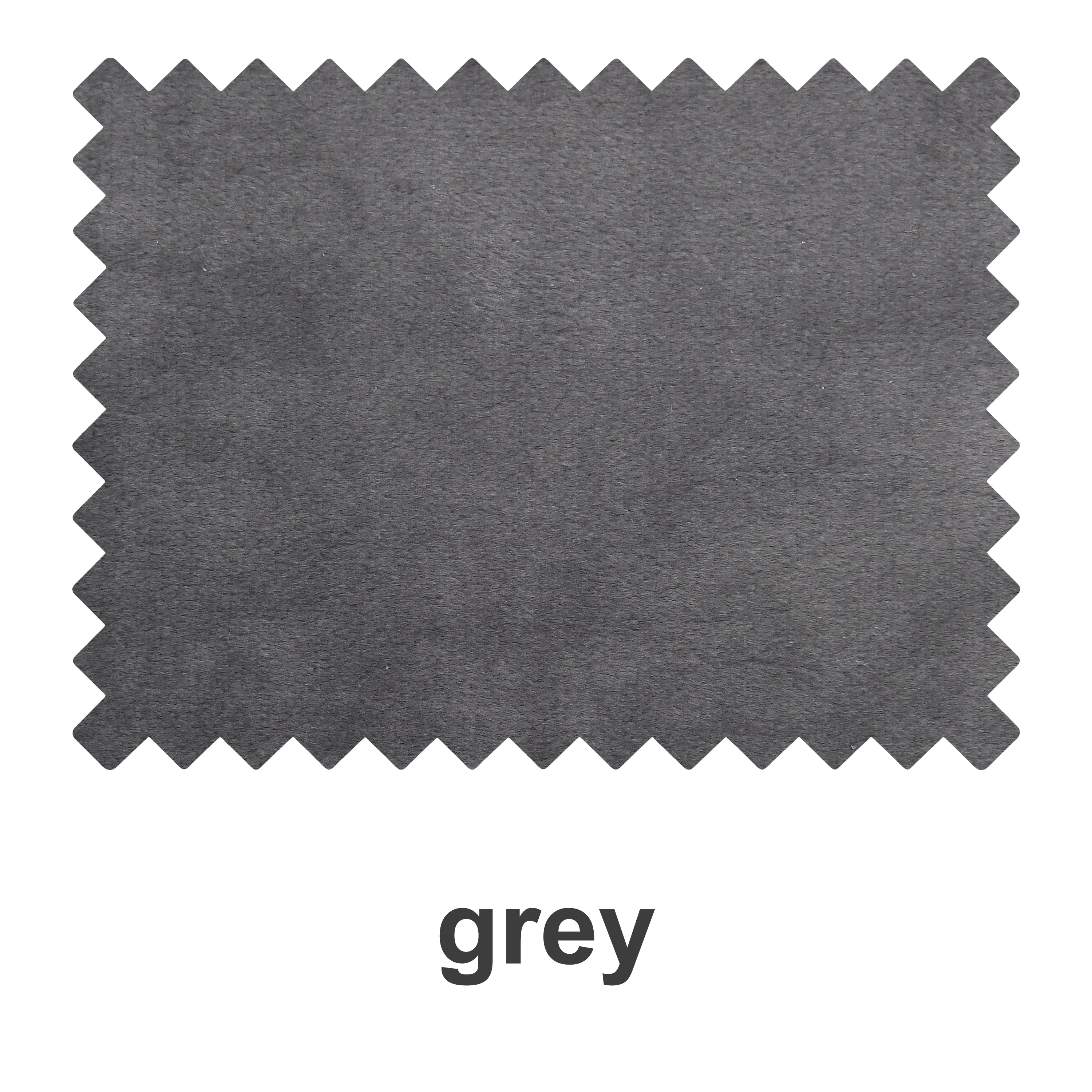 DWCN Official premium velvet blackout fabric swatch booklet with grey fabric sample, showcasing soft velvet texture and blackout material.
