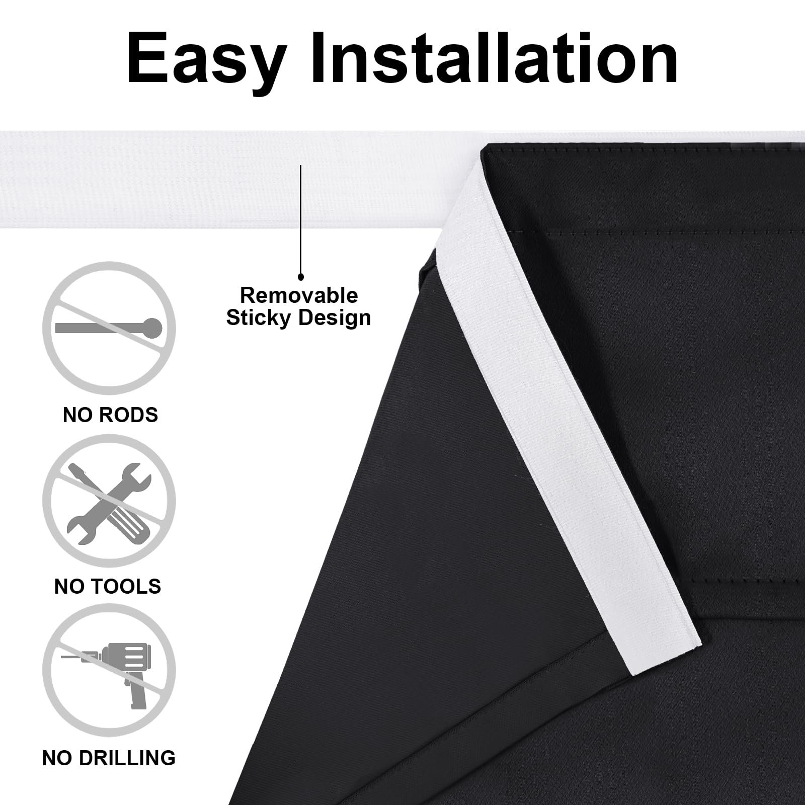 DWCN French door curtain panel showcasing elegant fabric with rod pocket design for stylish home decor.