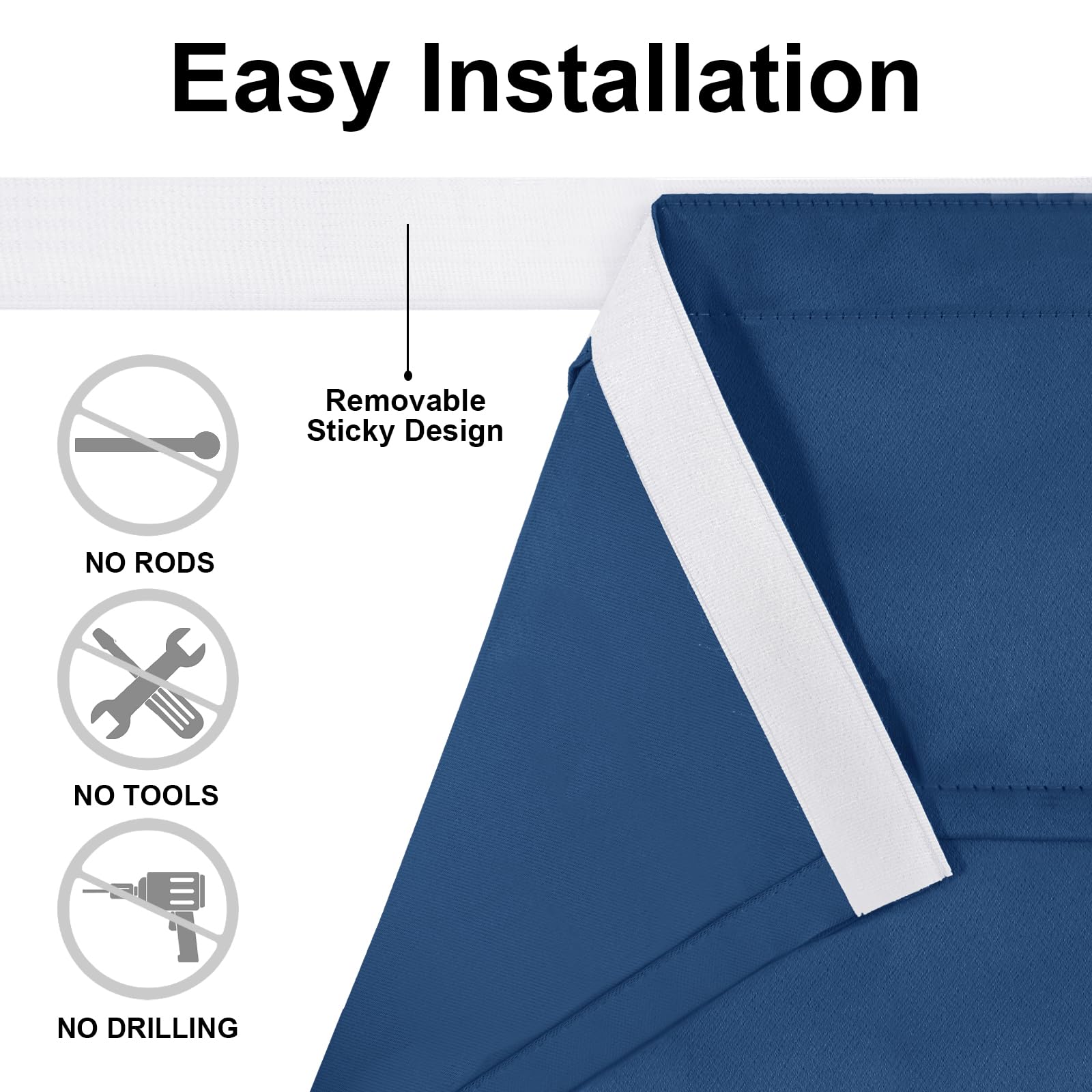 DWCN French door curtain panel in light fabric, designed for elegant coverage and privacy in home doorways.