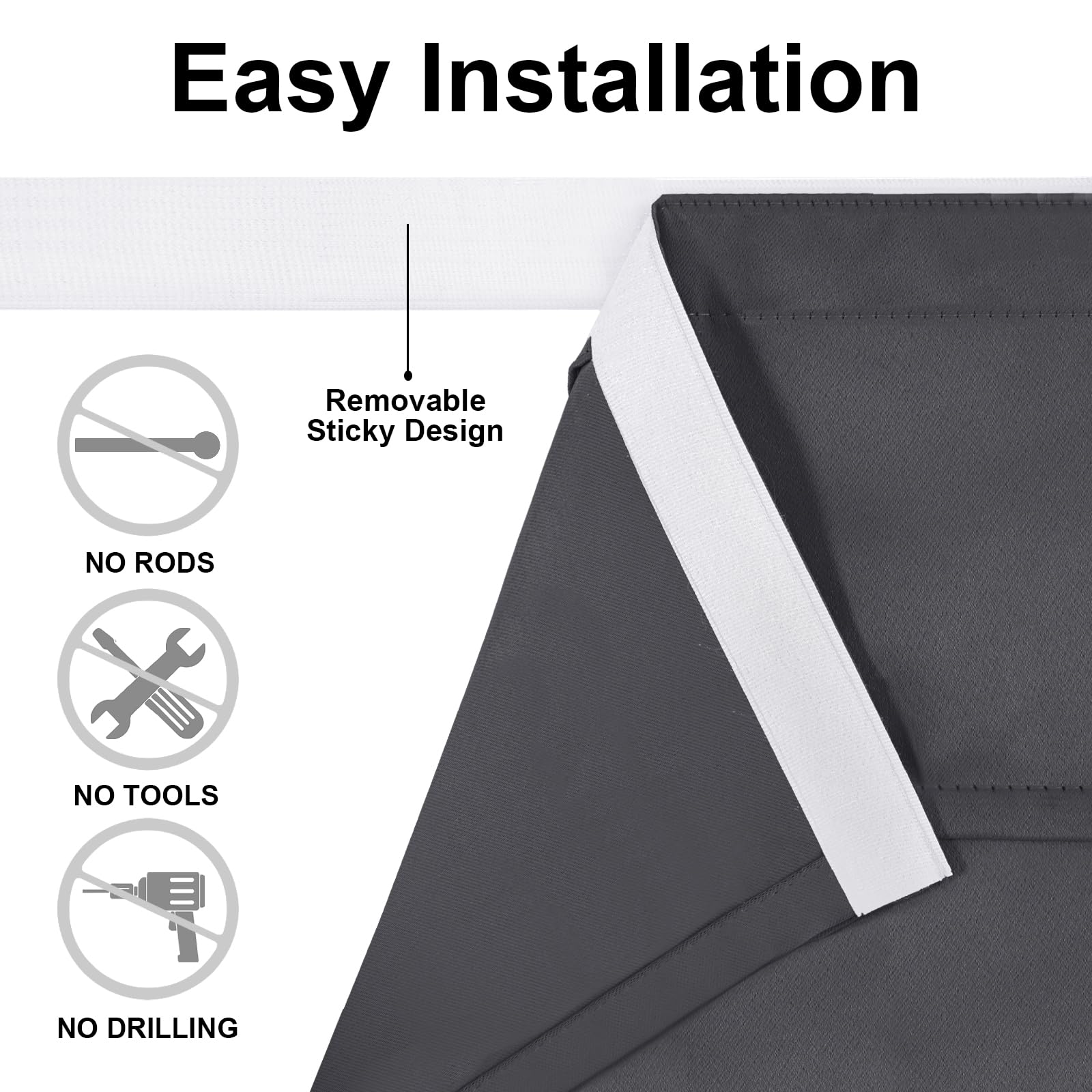 DWCN French door curtain panel, single set, lightweight fabric with elegant design for stylish home decor.