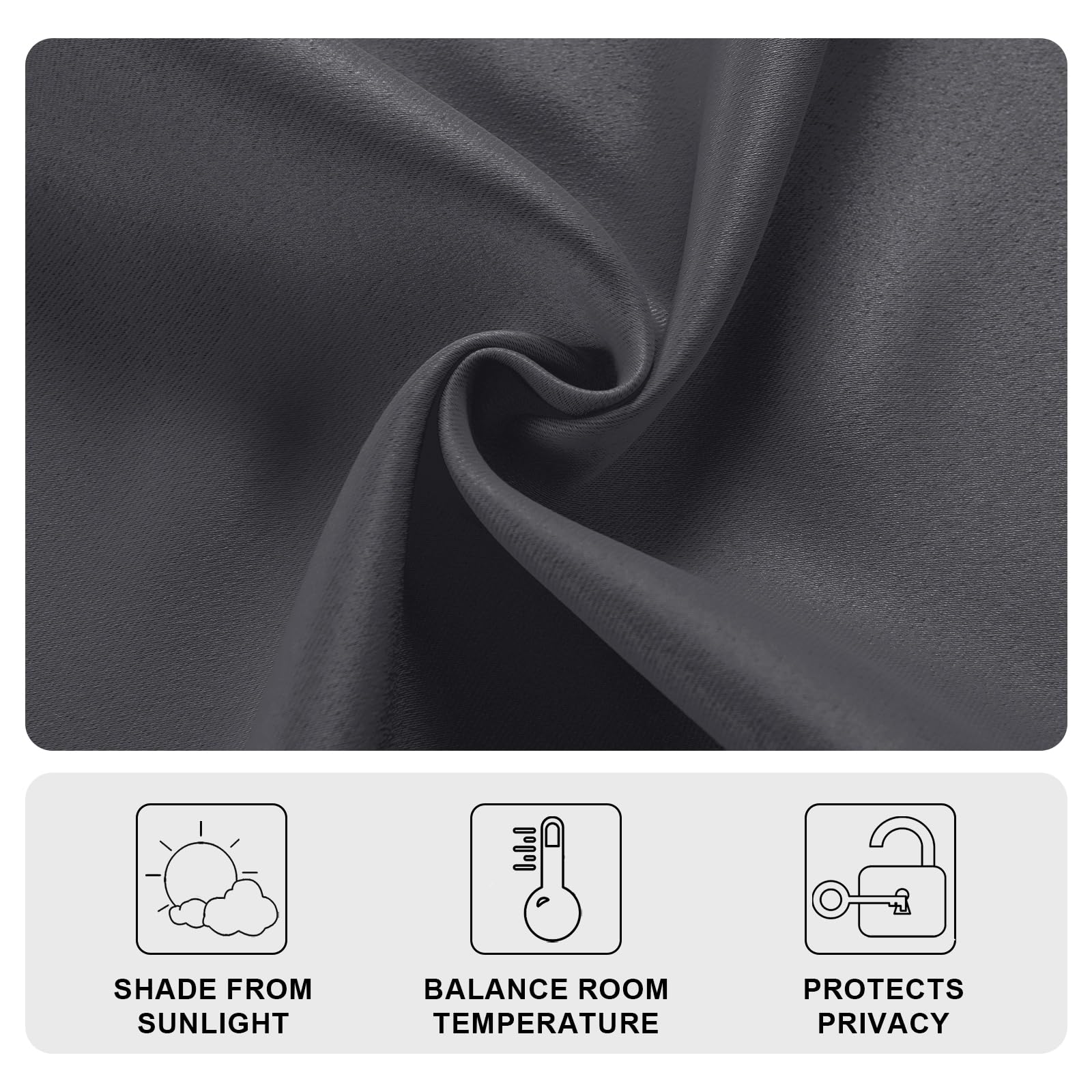 DWCN French door curtain panel featuring lightweight fabric and elegant design for stylish window coverage.