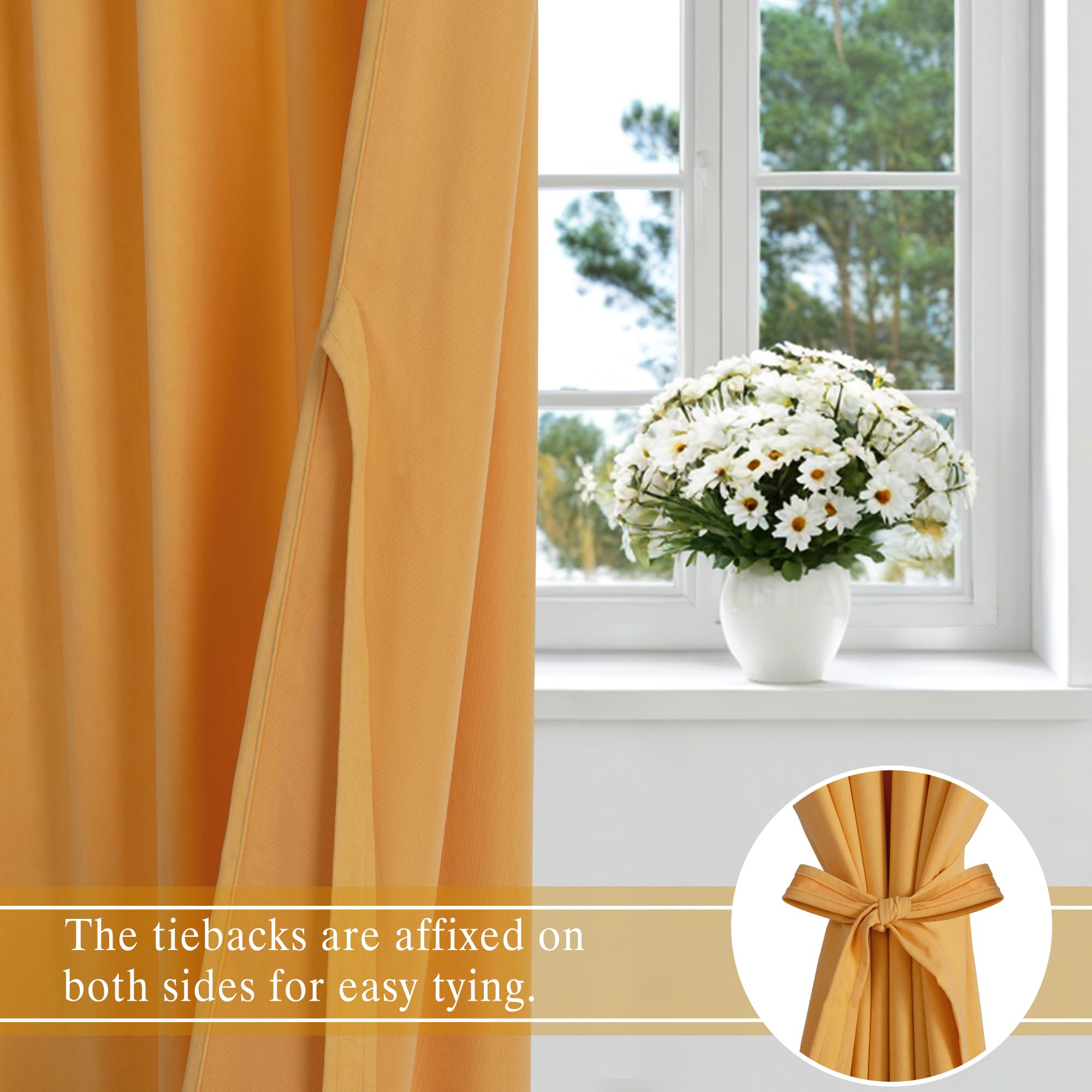 DWCN Velvet Curtains with 2 panels, rod pocket and back tab design, showcasing luxurious dark velvet fabric and elegant window treatment.