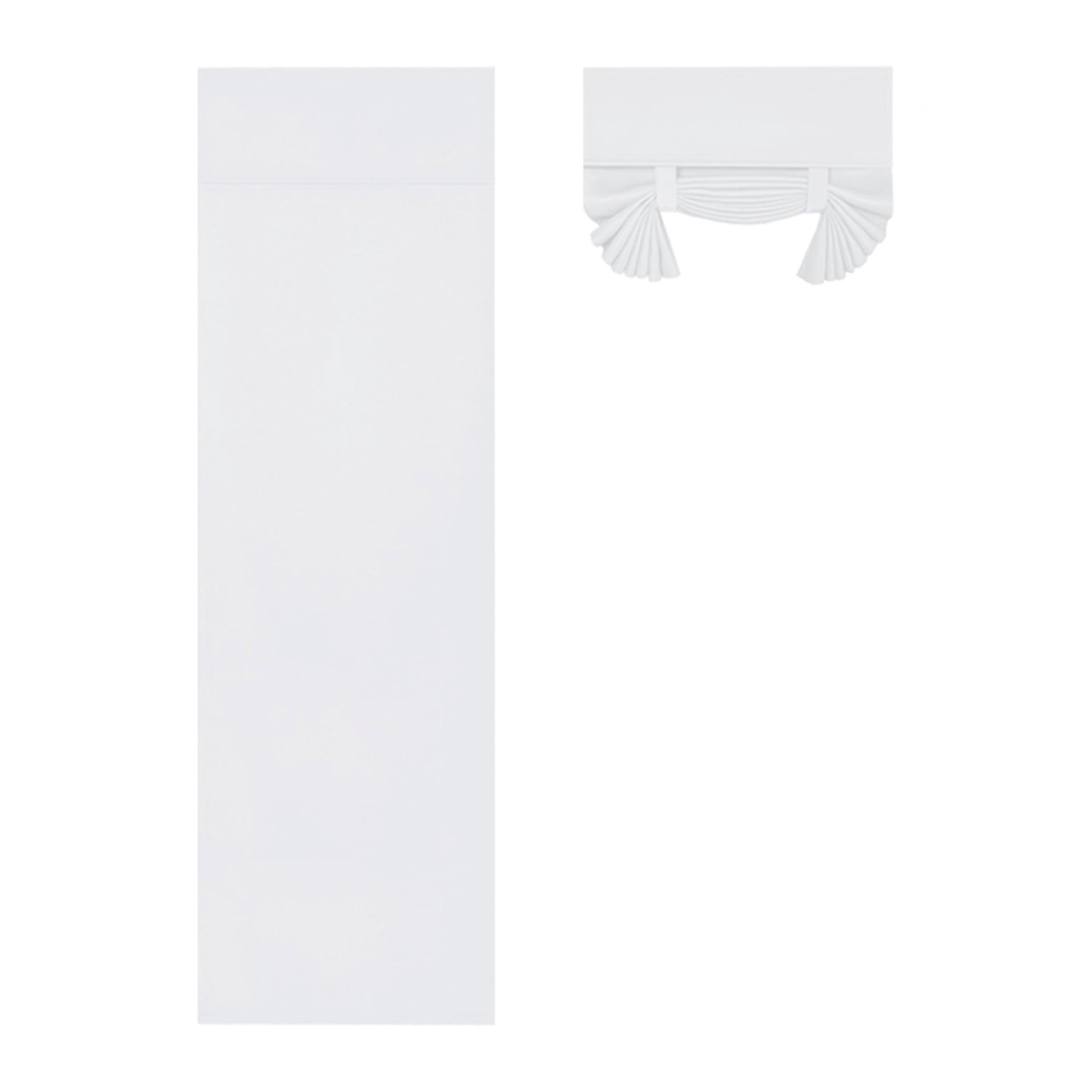 DWCN French door curtain panel showing semi-sheer fabric with elegant design for stylish window coverage.