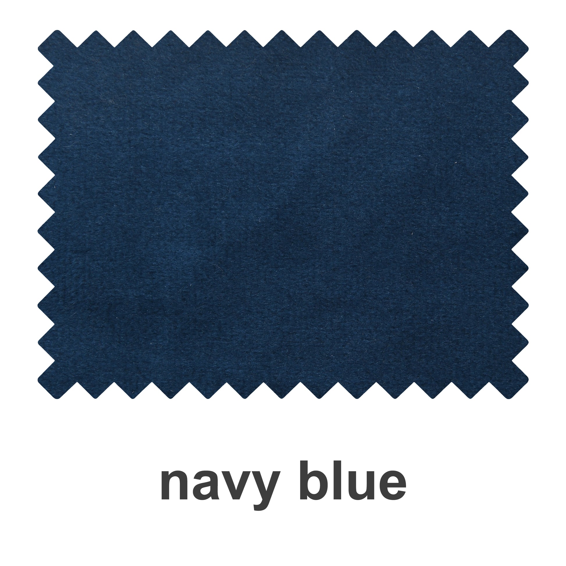 DWCN Official premium velvet blackout fabric swatch booklet featuring navy blue fabric samples for window treatments and decor.