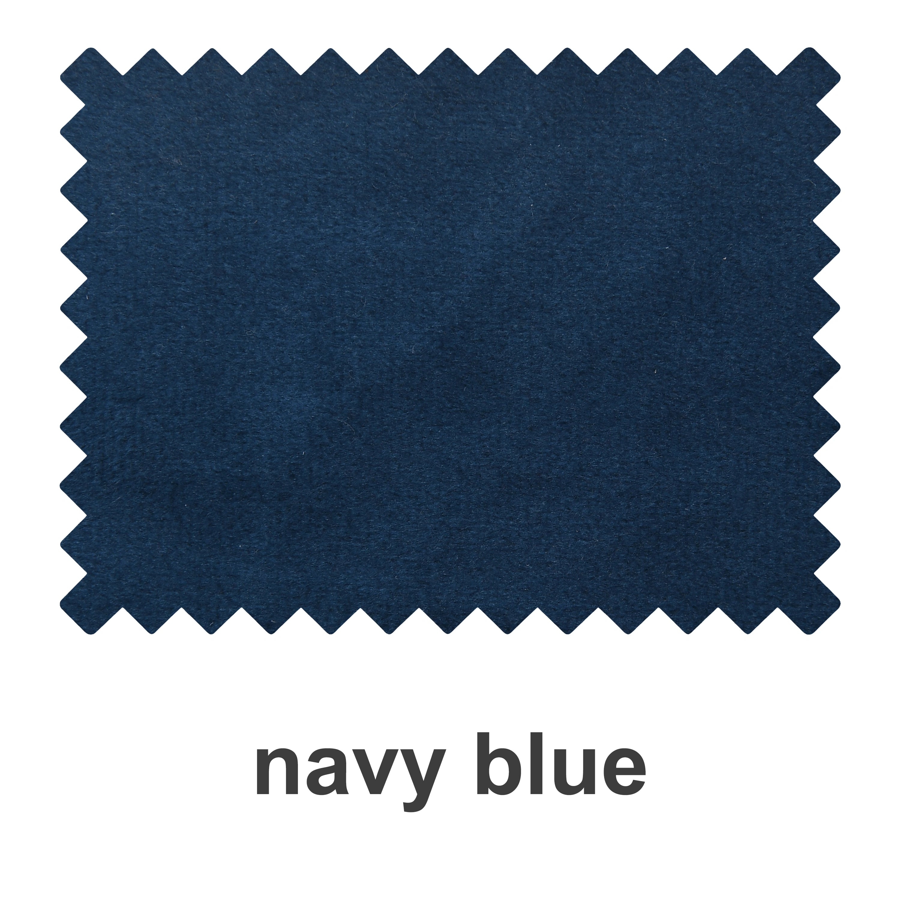 DWCN Official premium velvet blackout fabric swatch booklet featuring navy blue fabric samples for window treatments and decor.