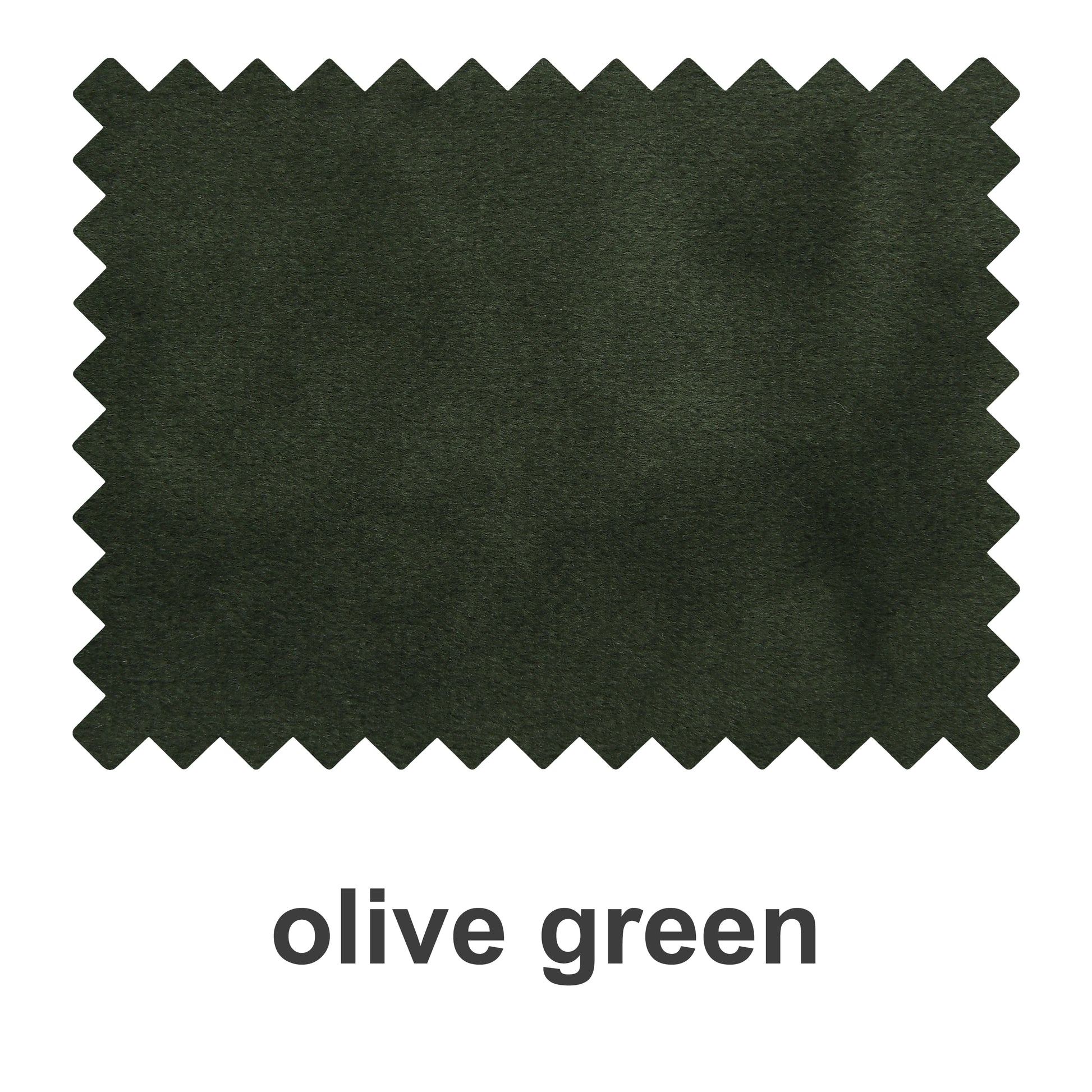 DWCN Official velvet blackout fabric swatch booklet featuring olive green fabric samples in a compact, high-quality presentation.