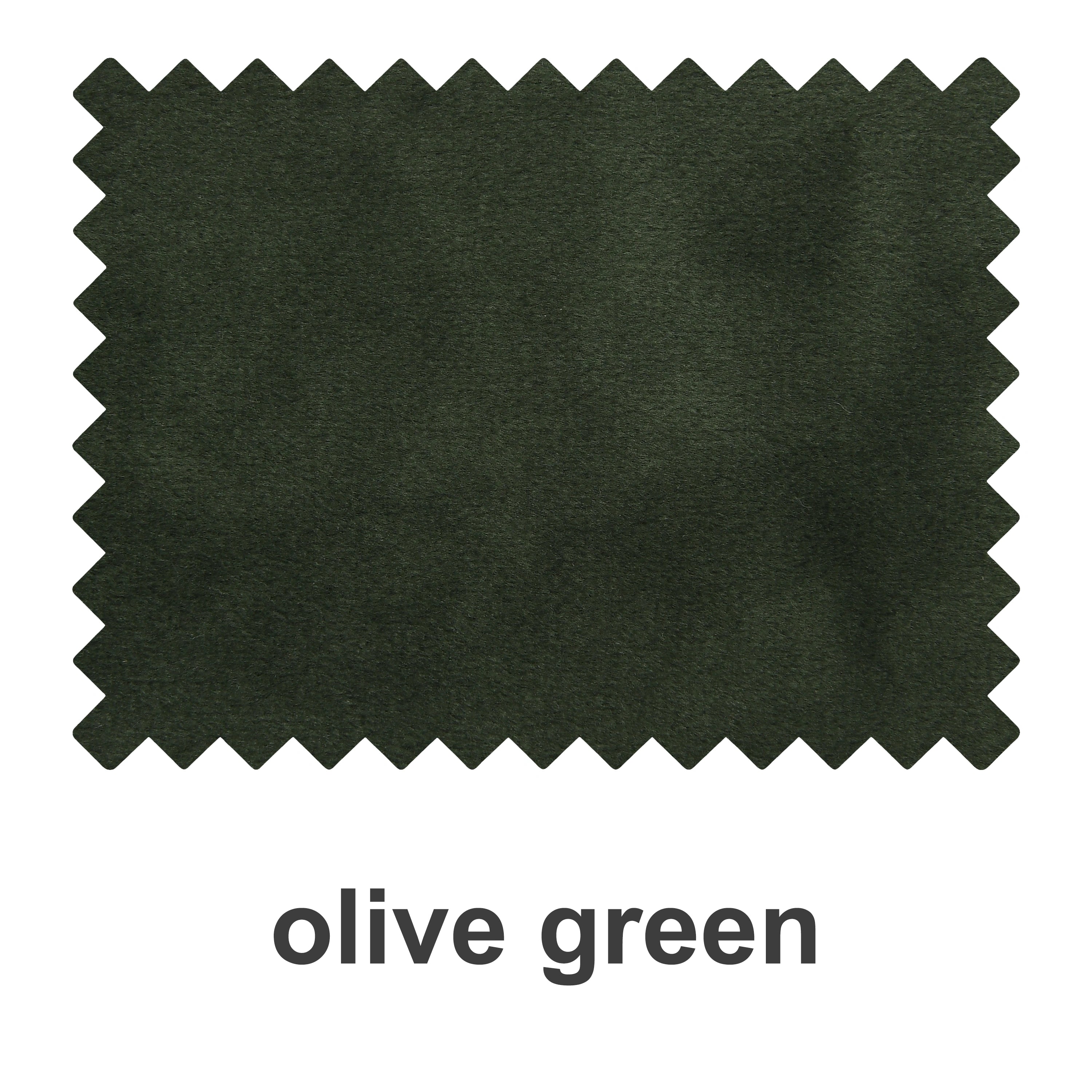 DWCN Official velvet blackout fabric swatch booklet featuring olive green fabric samples in a compact, high-quality presentation.