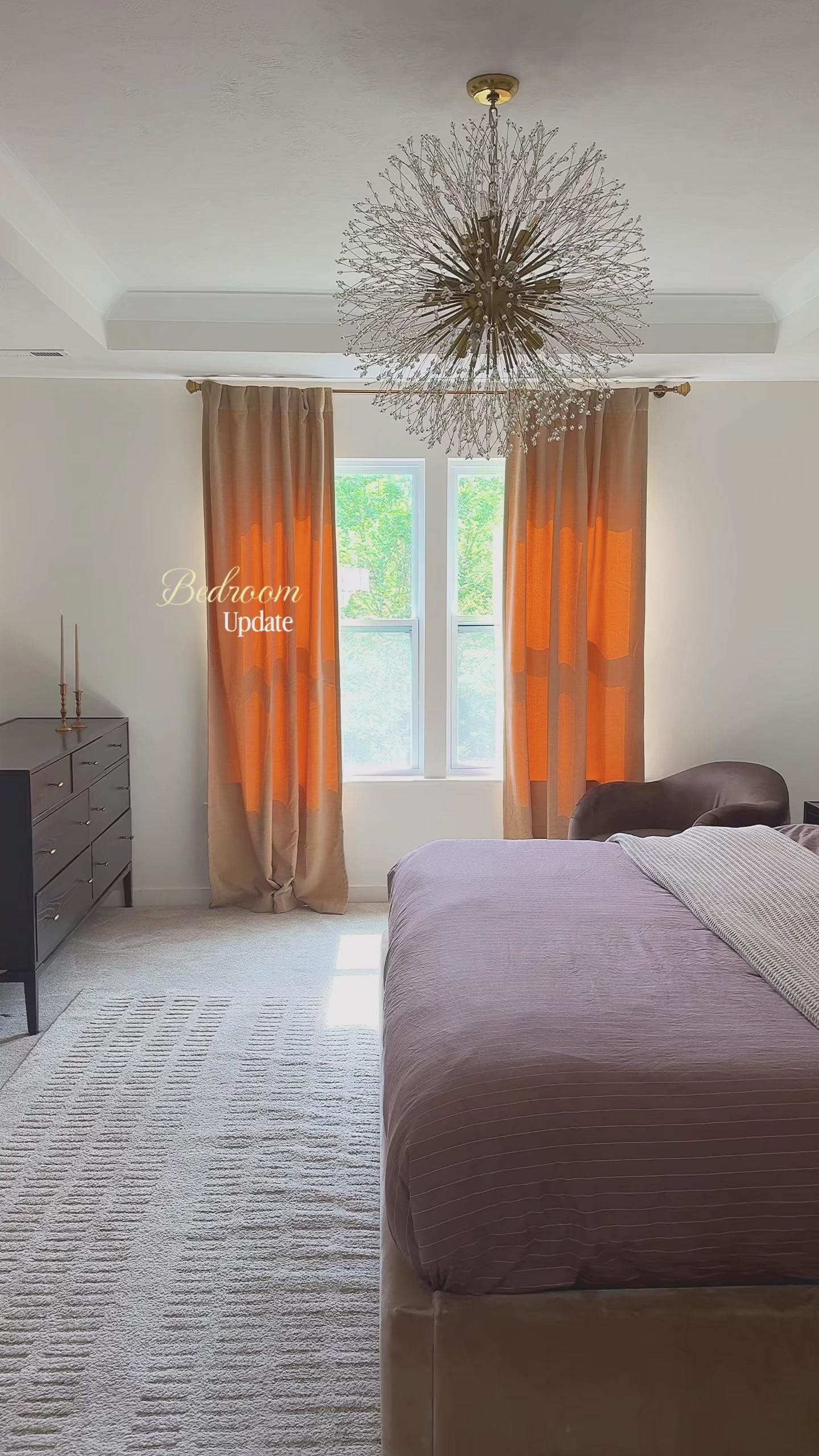 Load video: Natural Linen Blackout Woven Texture Curtains