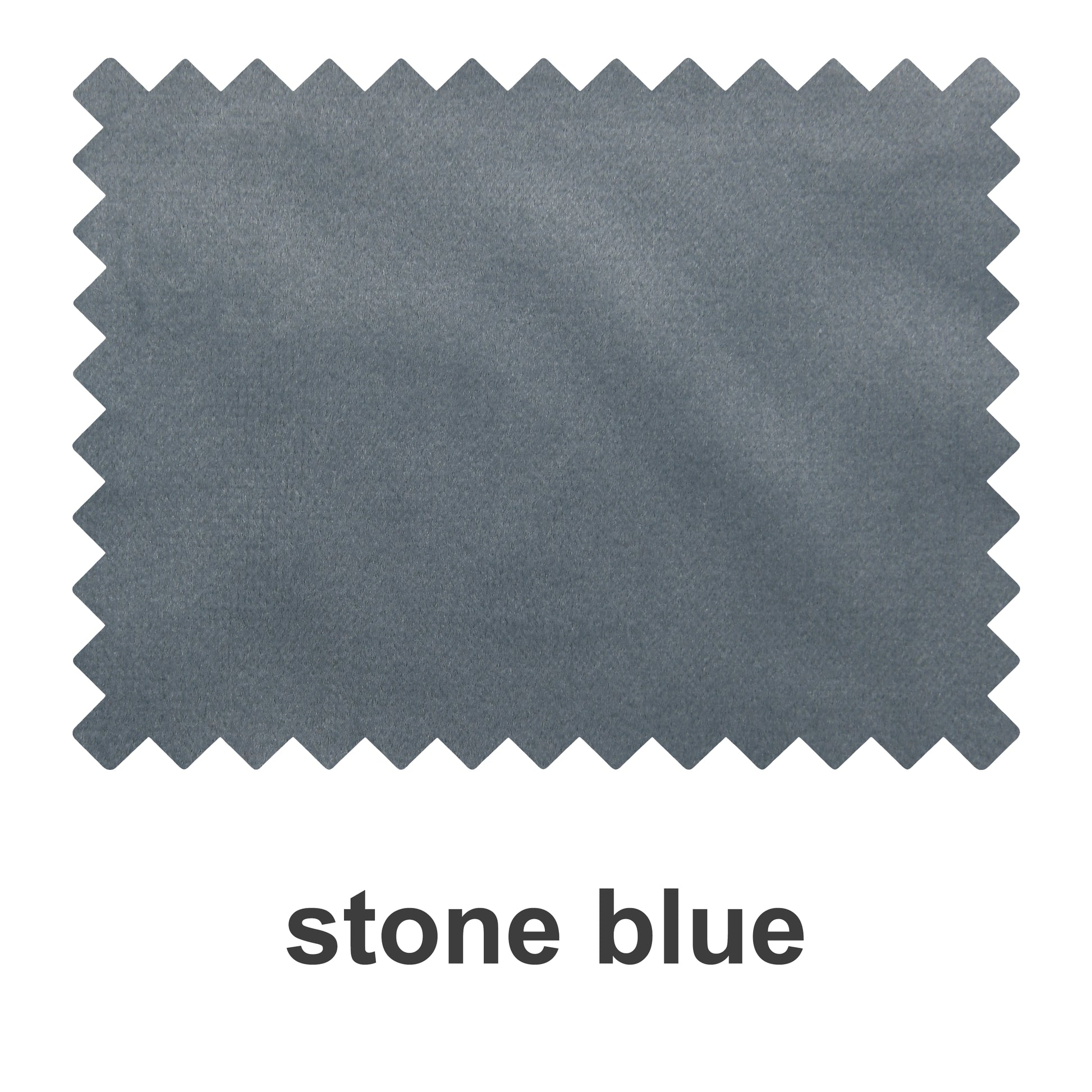 Stone blue velvet blackout fabric swatch from DWCN Official, showcasing soft, luxurious material in a compact booklet.