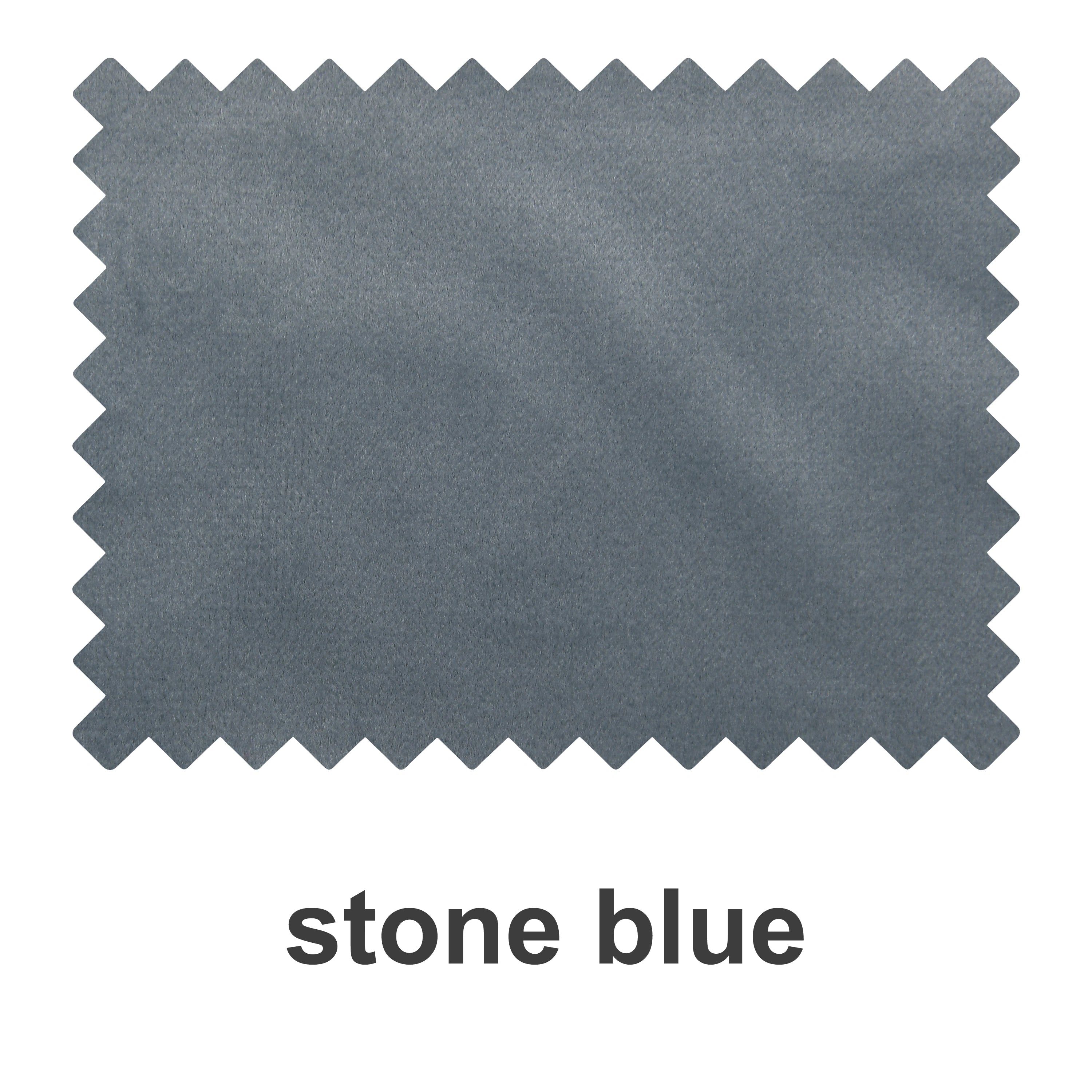 Stone blue velvet blackout fabric swatch from DWCN Official, showcasing soft, luxurious material in a compact booklet.