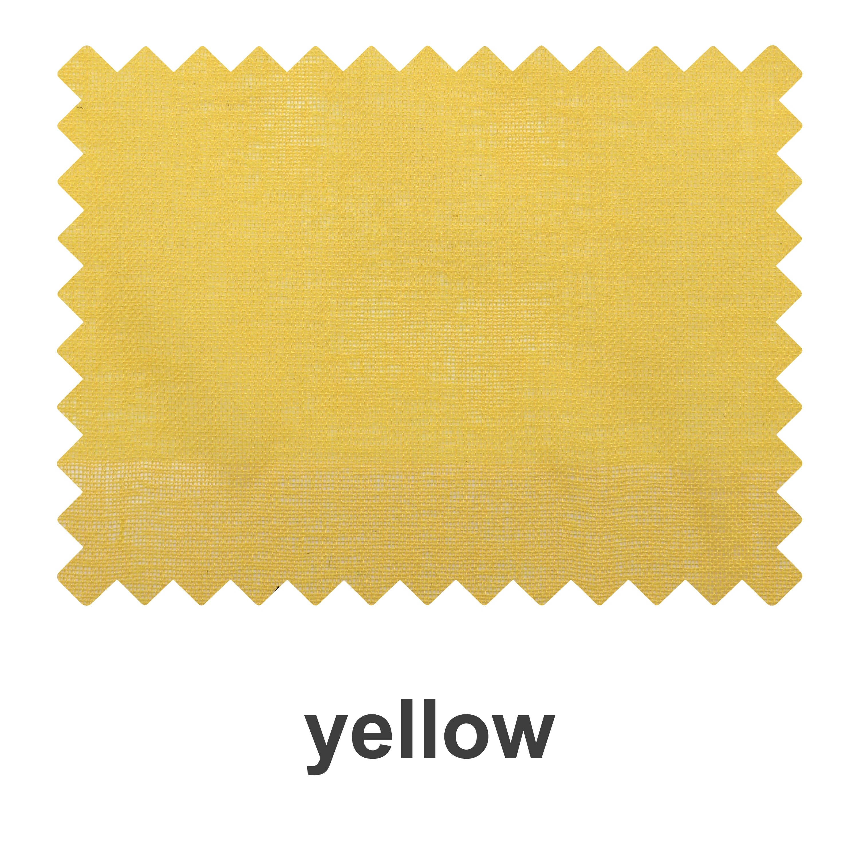 Yellow linen texture sheer fabric swatch booklet from DWCN Official, showcasing various fabric samples and textures.